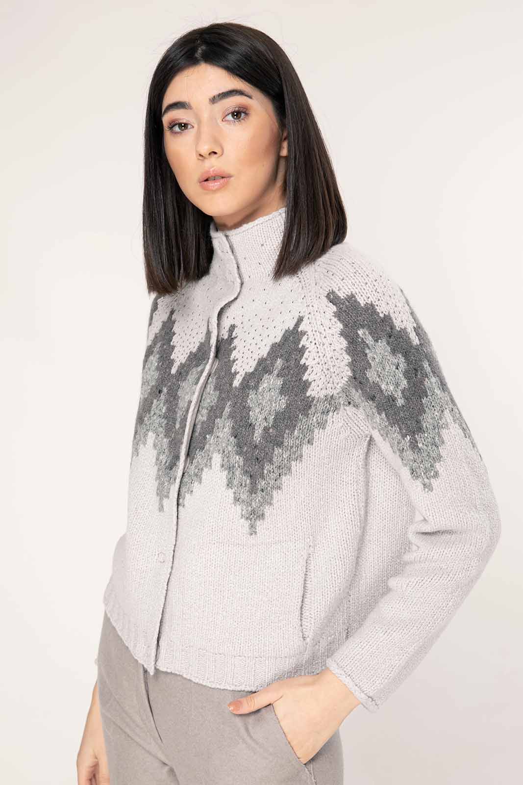 Tonet Kaşmirli Triko Ceket-Libas Trendy Fashion Store