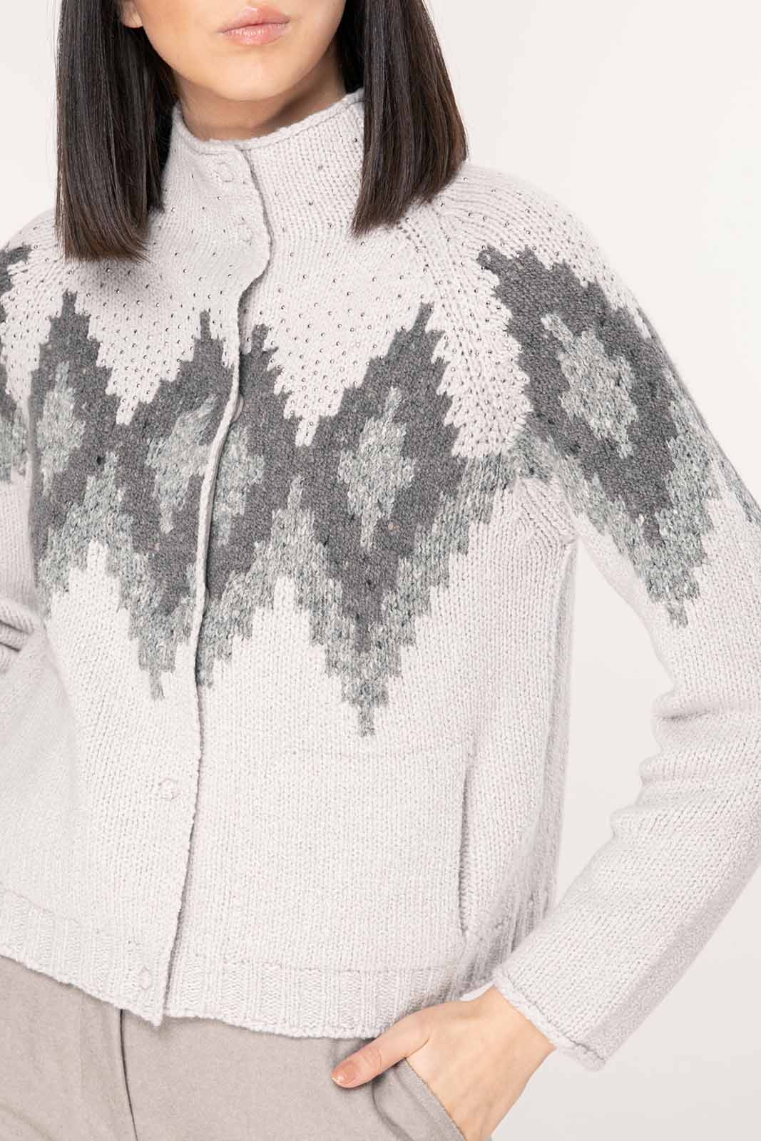 Tonet Kaşmirli Triko Ceket-Libas Trendy Fashion Store