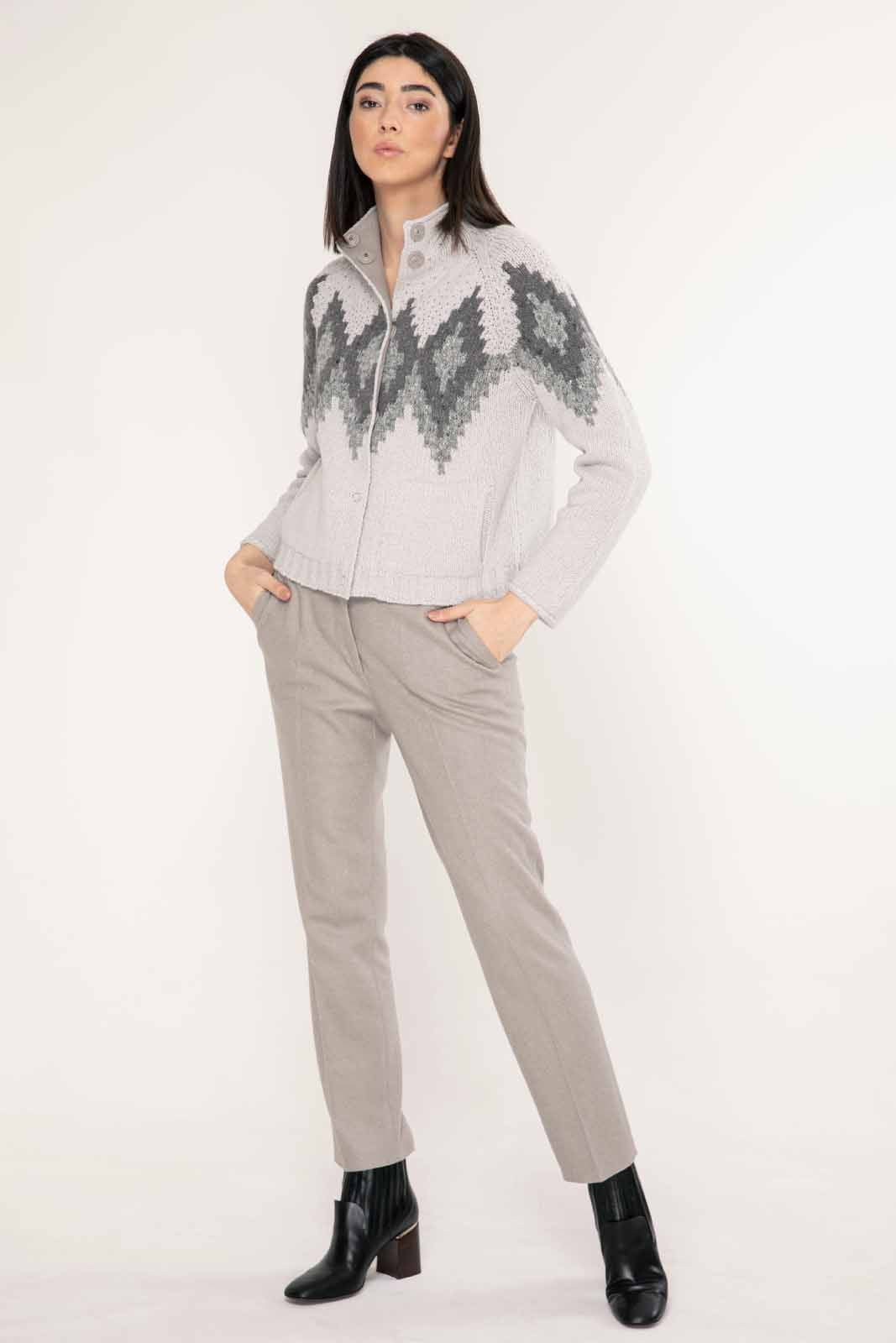 Tonet Kaşmirli Triko Ceket-Libas Trendy Fashion Store