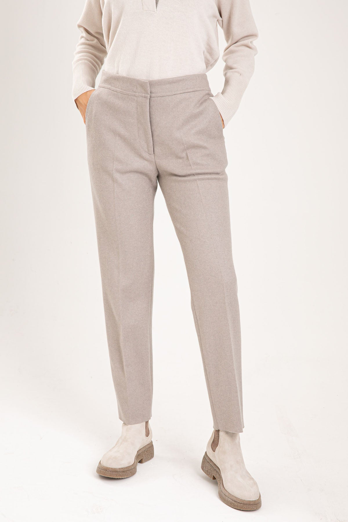 Tonet İpek ve Kaşmirli Pantolon-Libas Trendy Fashion Store