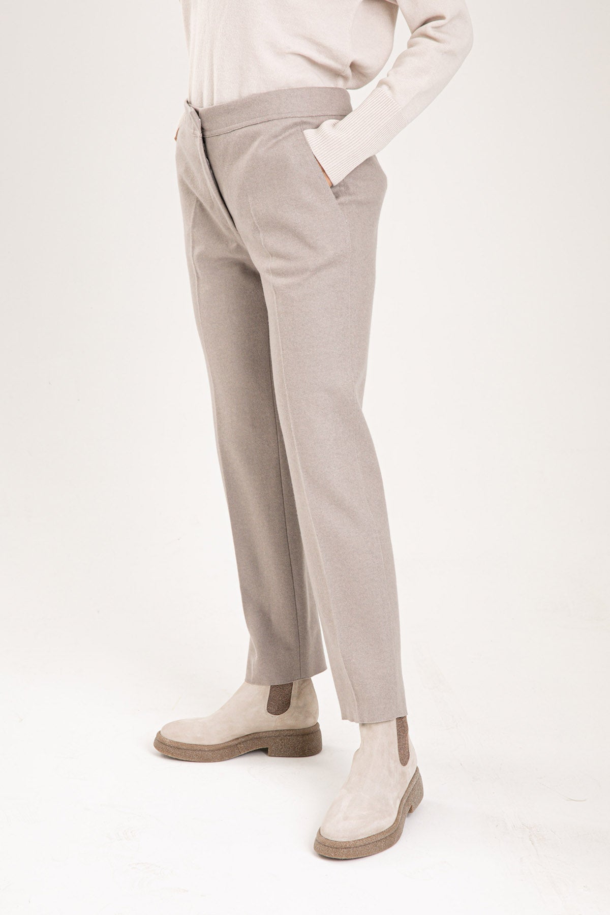 Tonet İpek ve Kaşmirli Pantolon-Libas Trendy Fashion Store