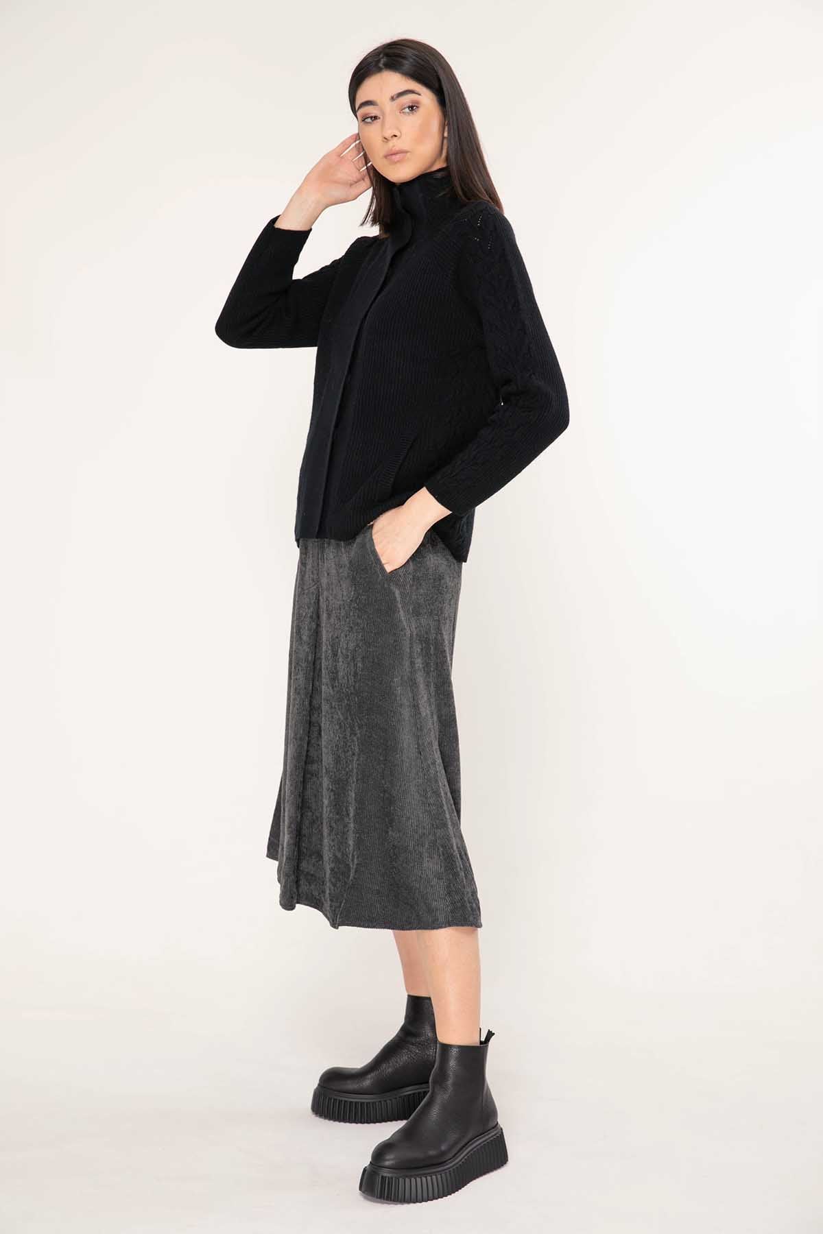 Tonet Fitilli Midi Etek-Libas Trendy Fashion Store