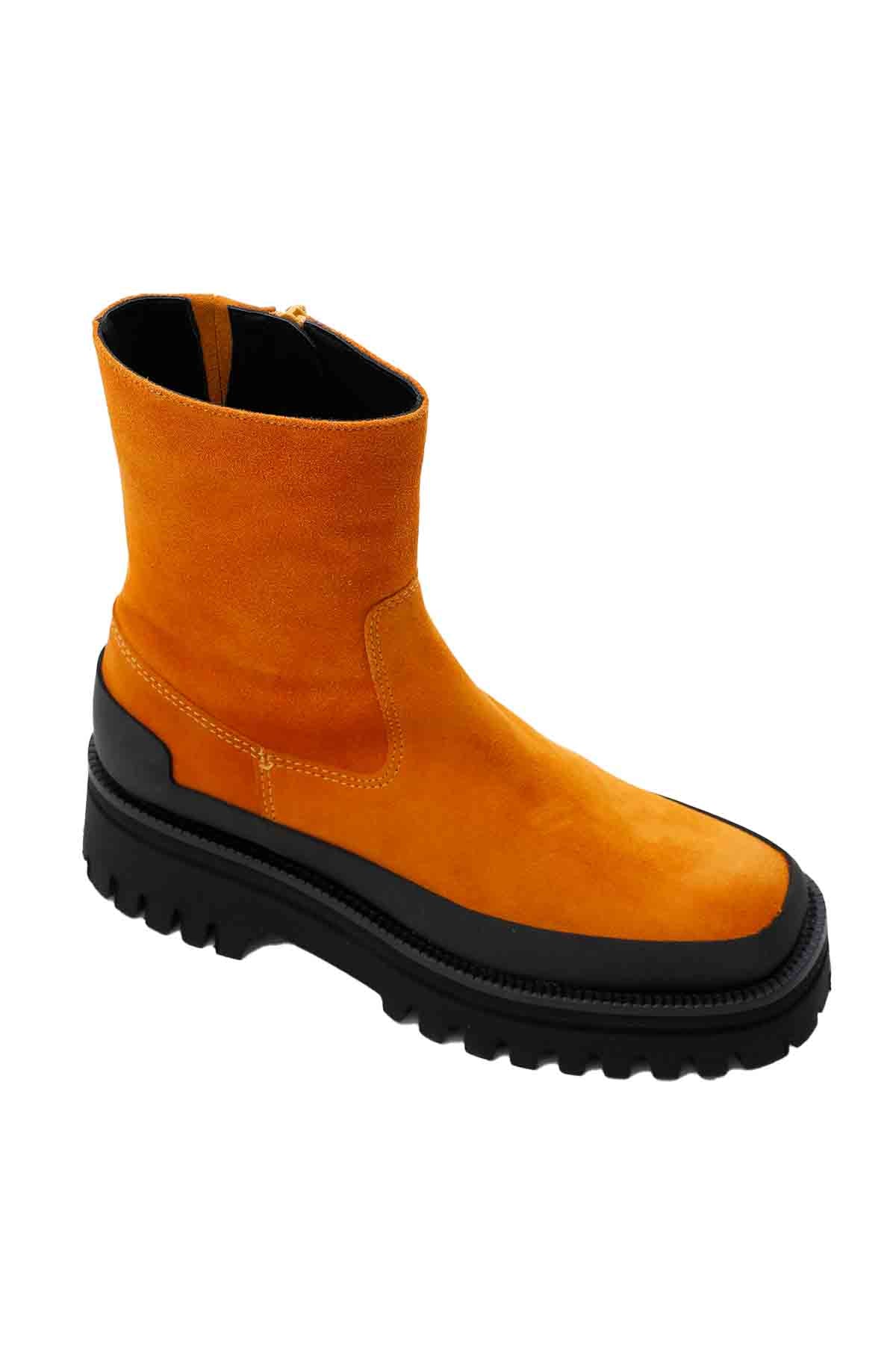 Paloma Barcelo Estoril Yandan Fermuarlı Süet Bot-Libas Trendy Fashion Store