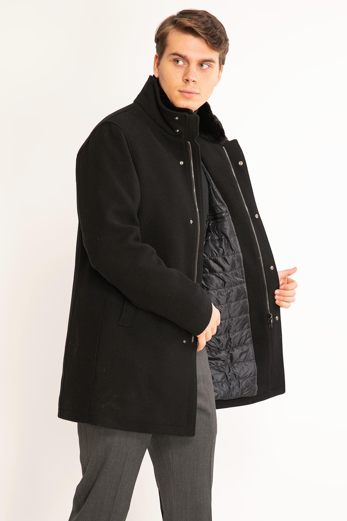 Herno Slim Fit Palto-Libas Trendy Fashion Store