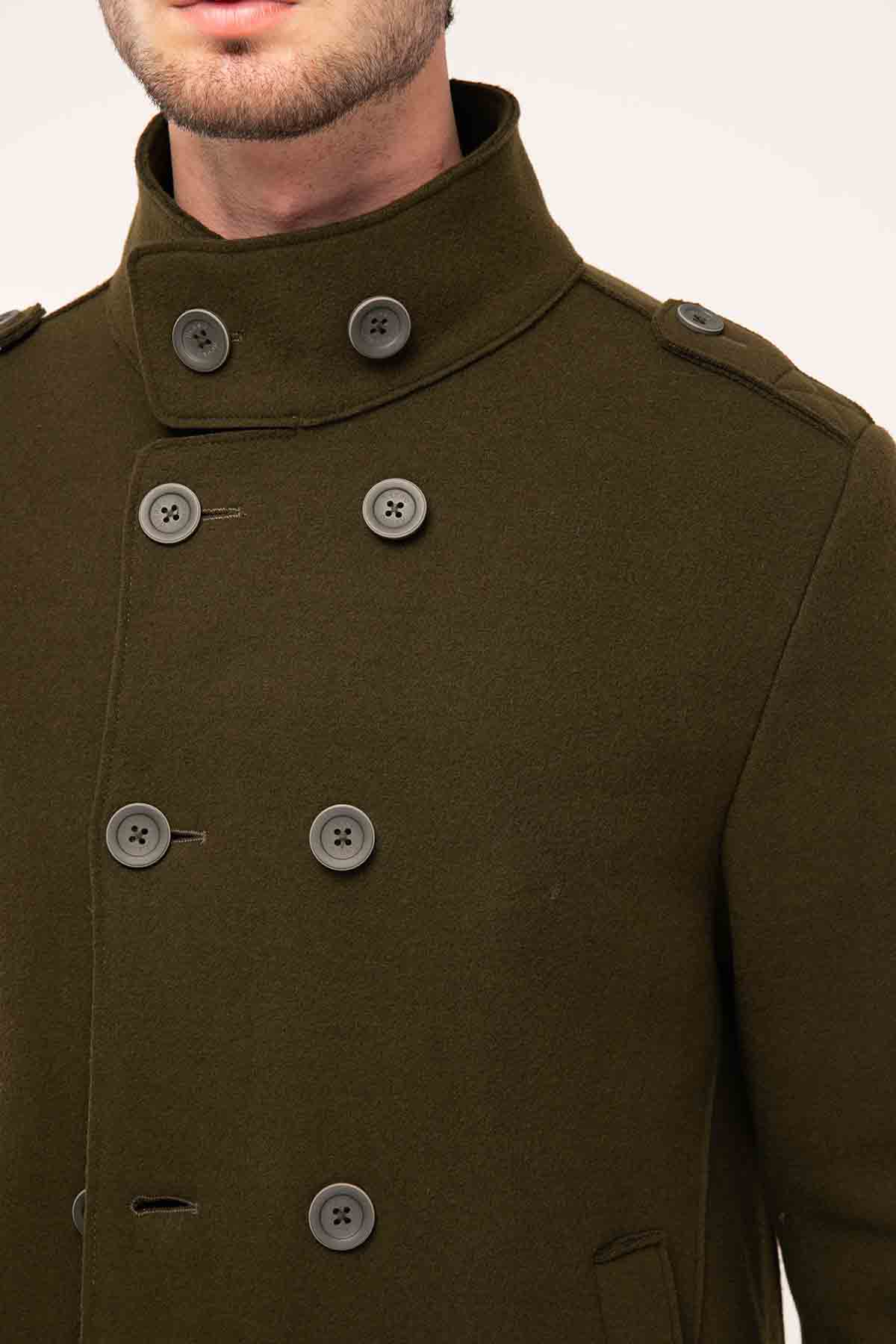 Herno Yün Kruvaze Kaban-Libas Trendy Fashion Store