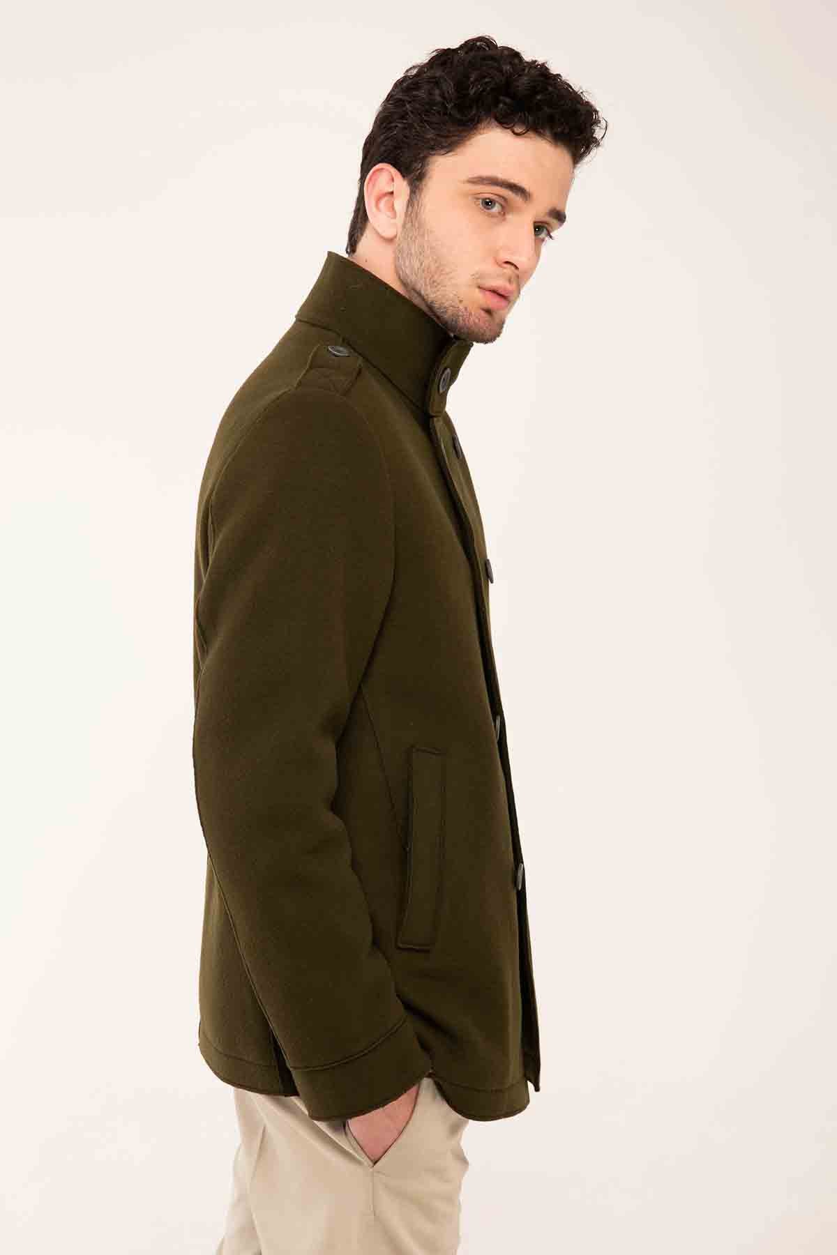 Herno Yün Kruvaze Kaban-Libas Trendy Fashion Store