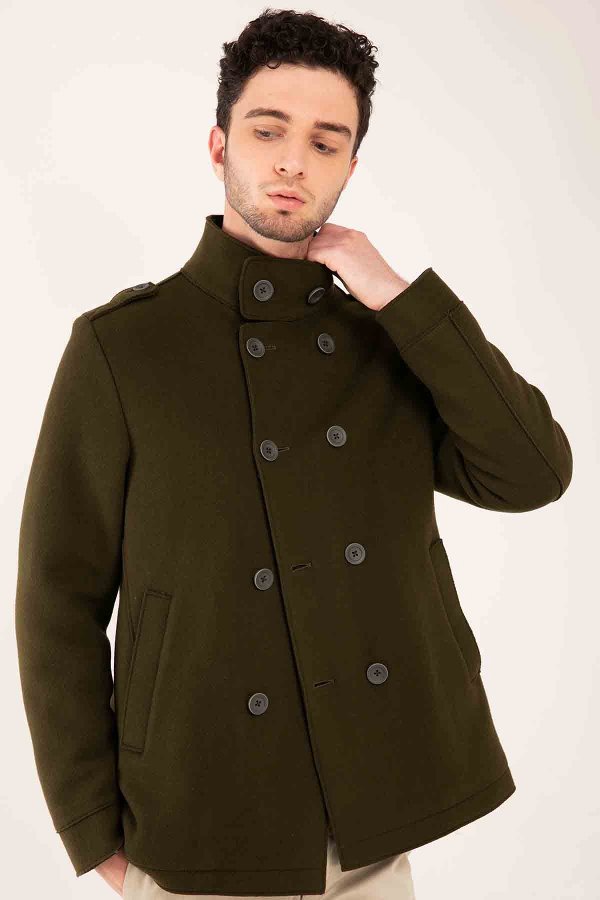 Herno Yün Kruvaze Kaban-Libas Trendy Fashion Store