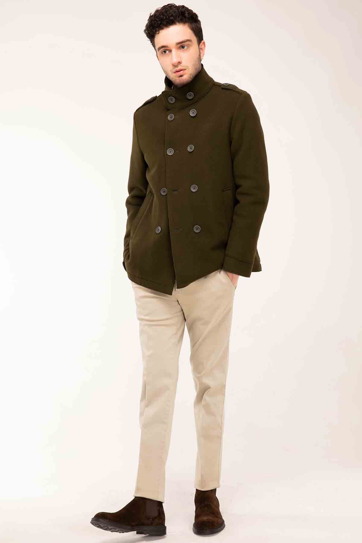 Herno Yün Kruvaze Kaban-Libas Trendy Fashion Store