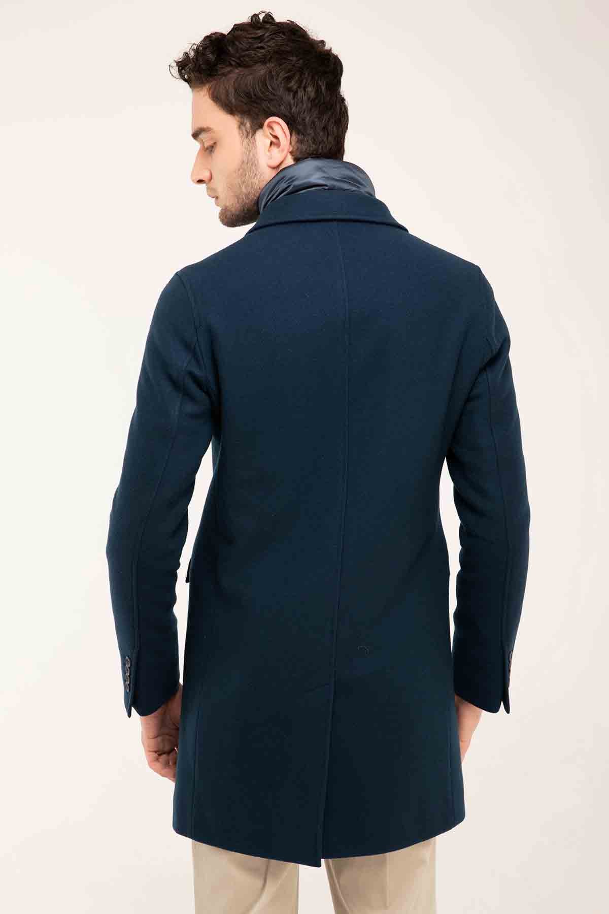 Herno Puffer İçli Slim Fit Yün Kaban-Libas Trendy Fashion Store