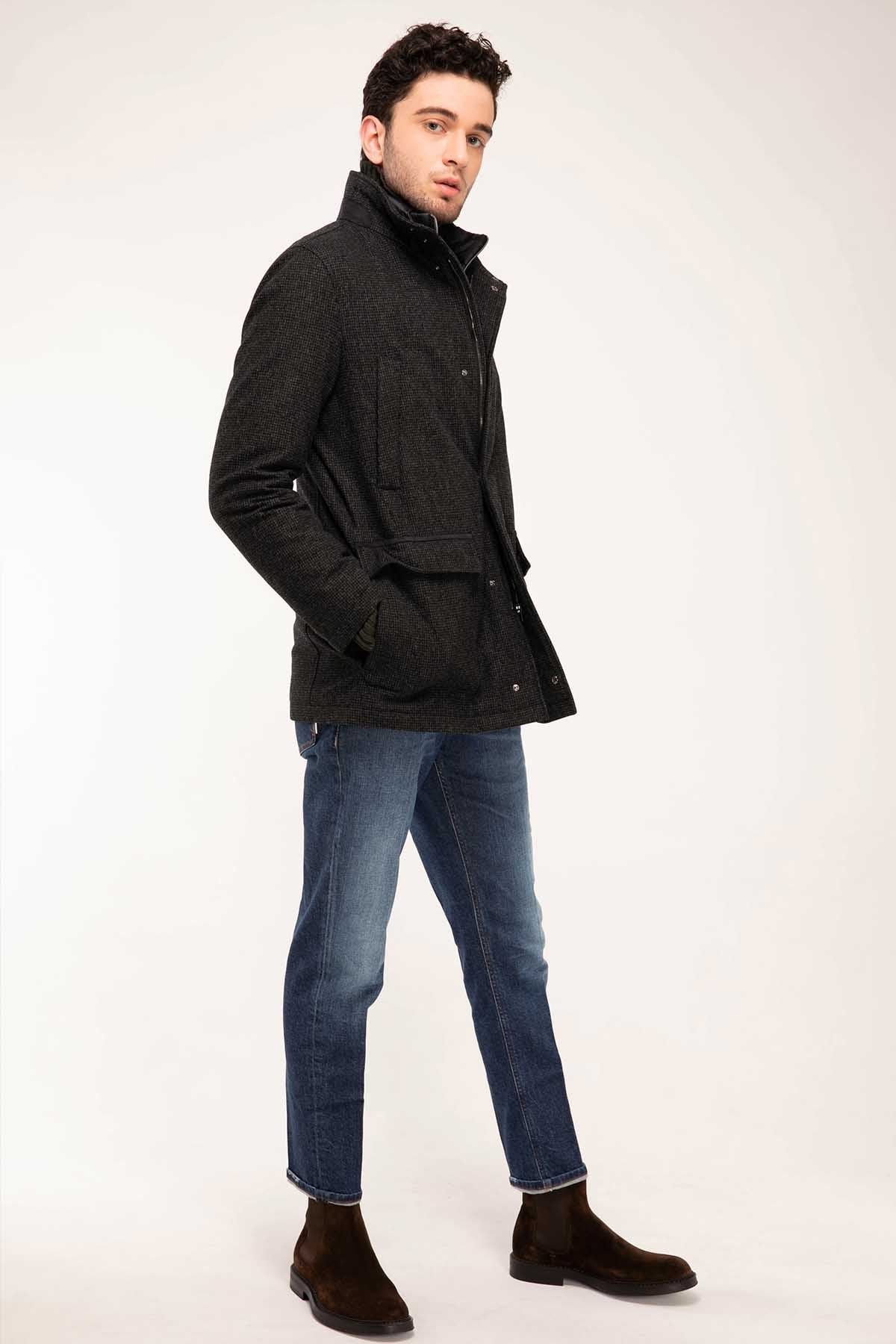 Herno Puffer İçli Yün Mont-Libas Trendy Fashion Store