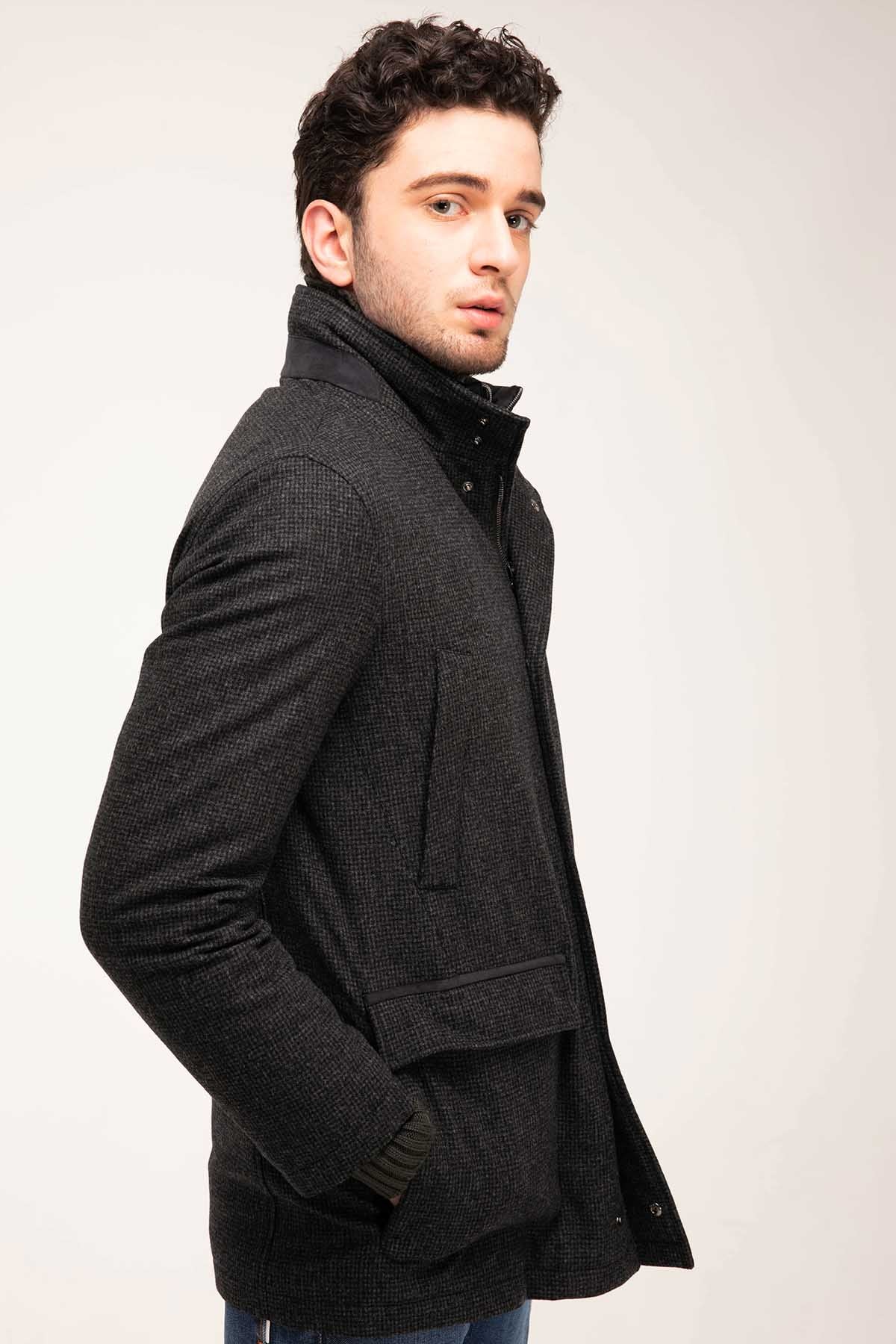 Herno Puffer İçli Yün Mont-Libas Trendy Fashion Store