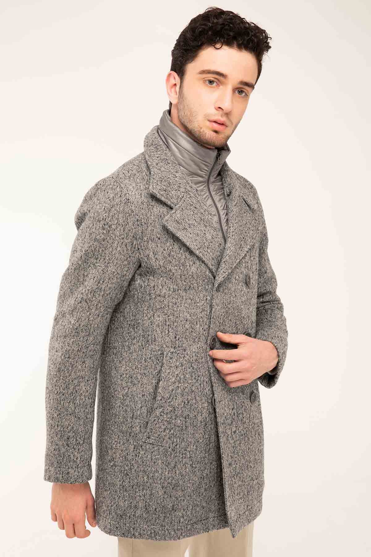 Herno Puffer İçli Kruvaze Balıksırtı Kaban-Libas Trendy Fashion Store