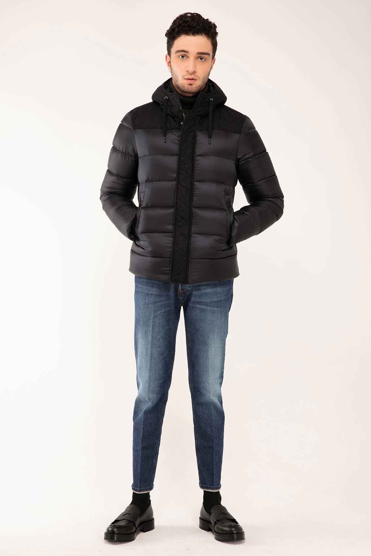 Herno Yün Kombinasyonlu Puffer Mont-Libas Trendy Fashion Store