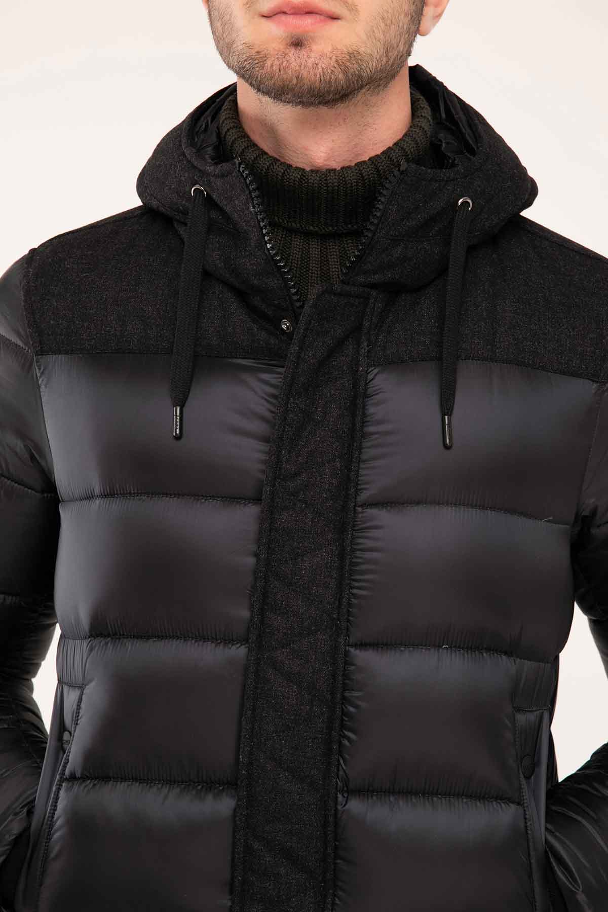 Herno Yün Kombinasyonlu Puffer Mont-Libas Trendy Fashion Store