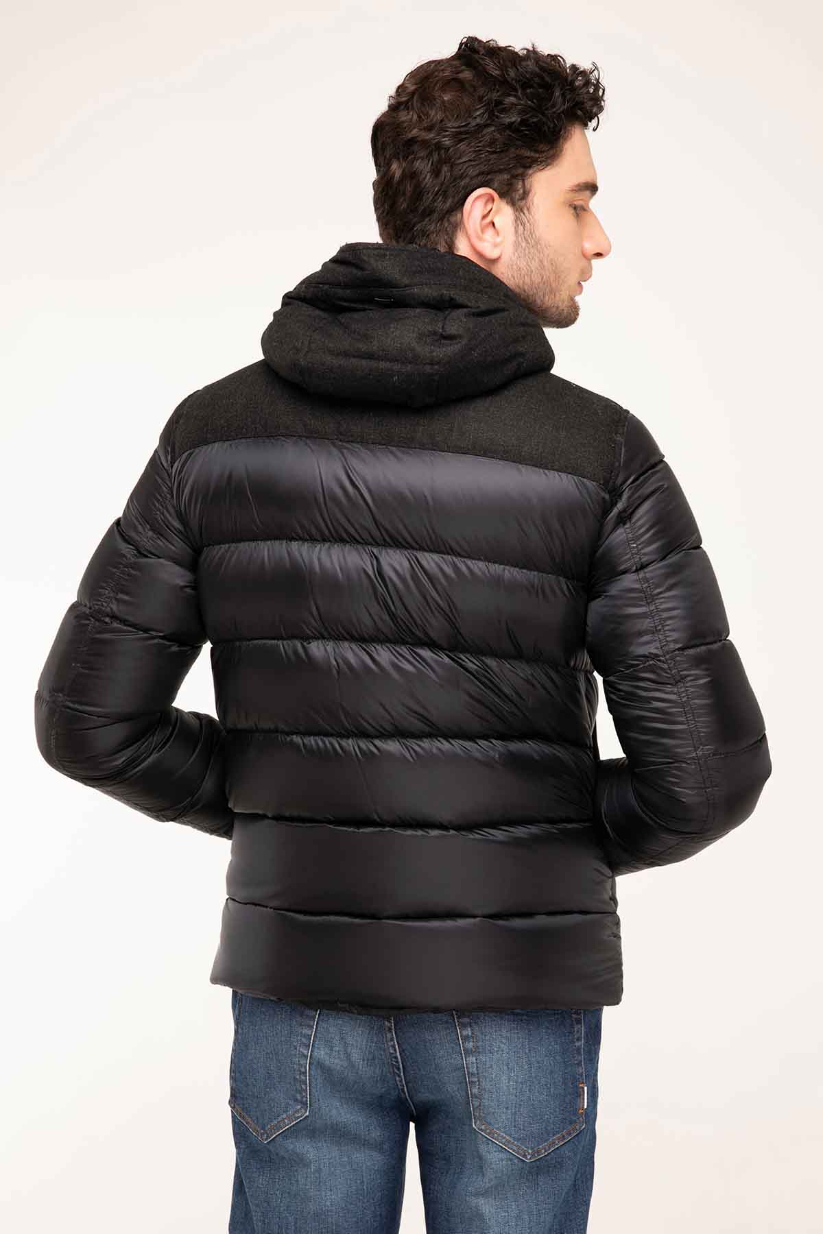 Herno Yün Kombinasyonlu Puffer Mont-Libas Trendy Fashion Store