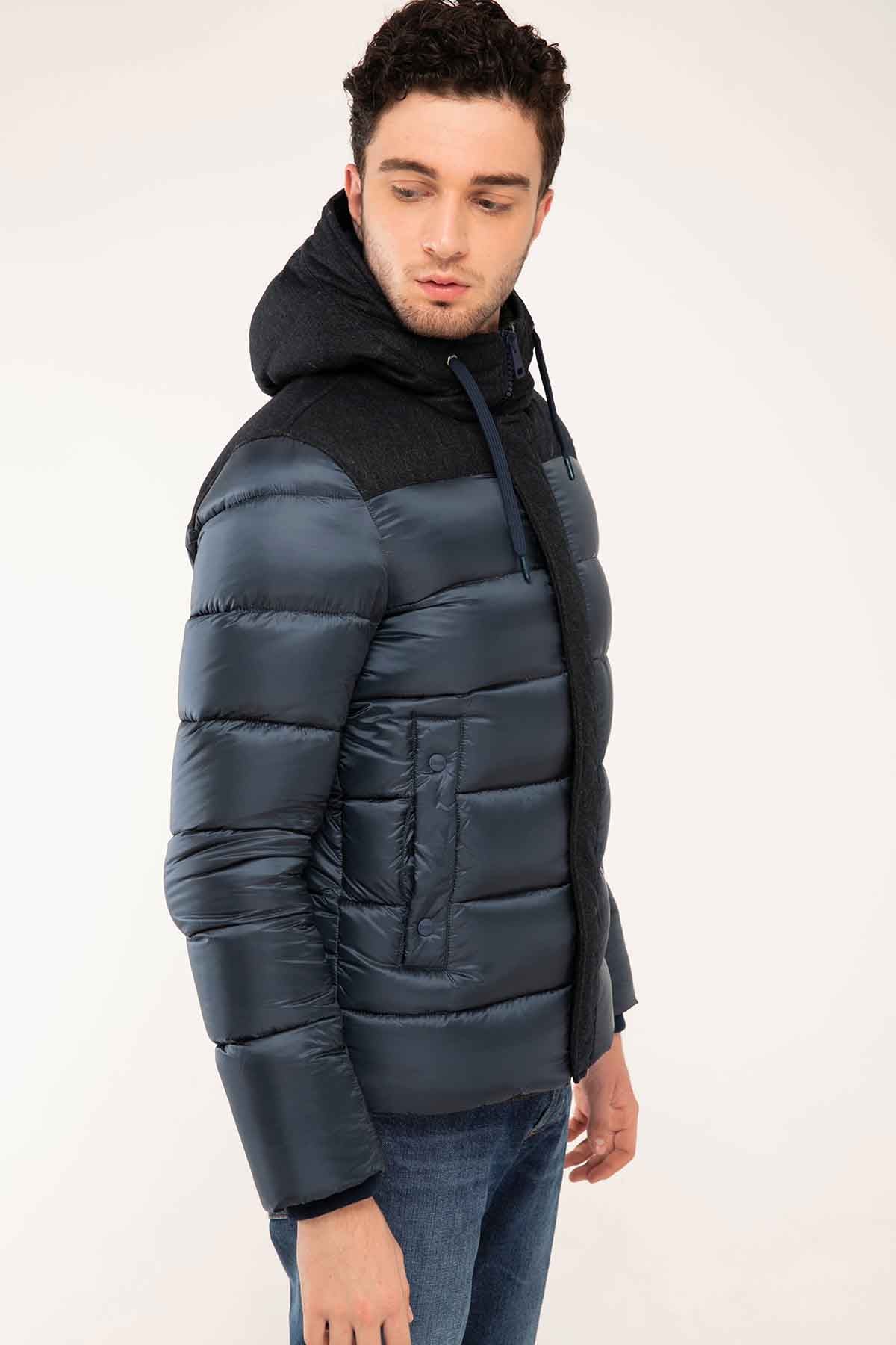 Herno Yün Kombinasyonlu Puffer Mont-Libas Trendy Fashion Store