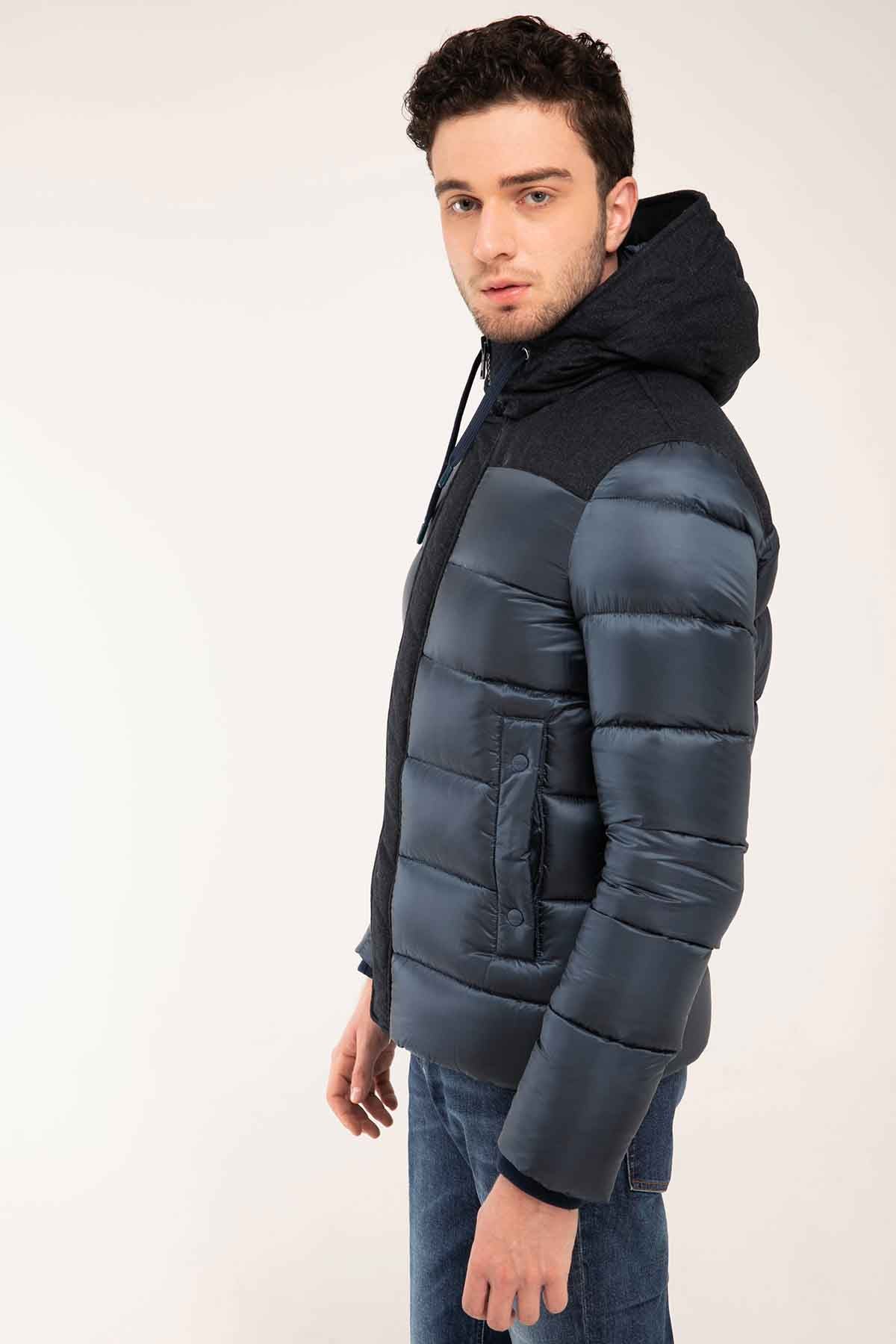 Herno Yün Kombinasyonlu Puffer Mont-Libas Trendy Fashion Store