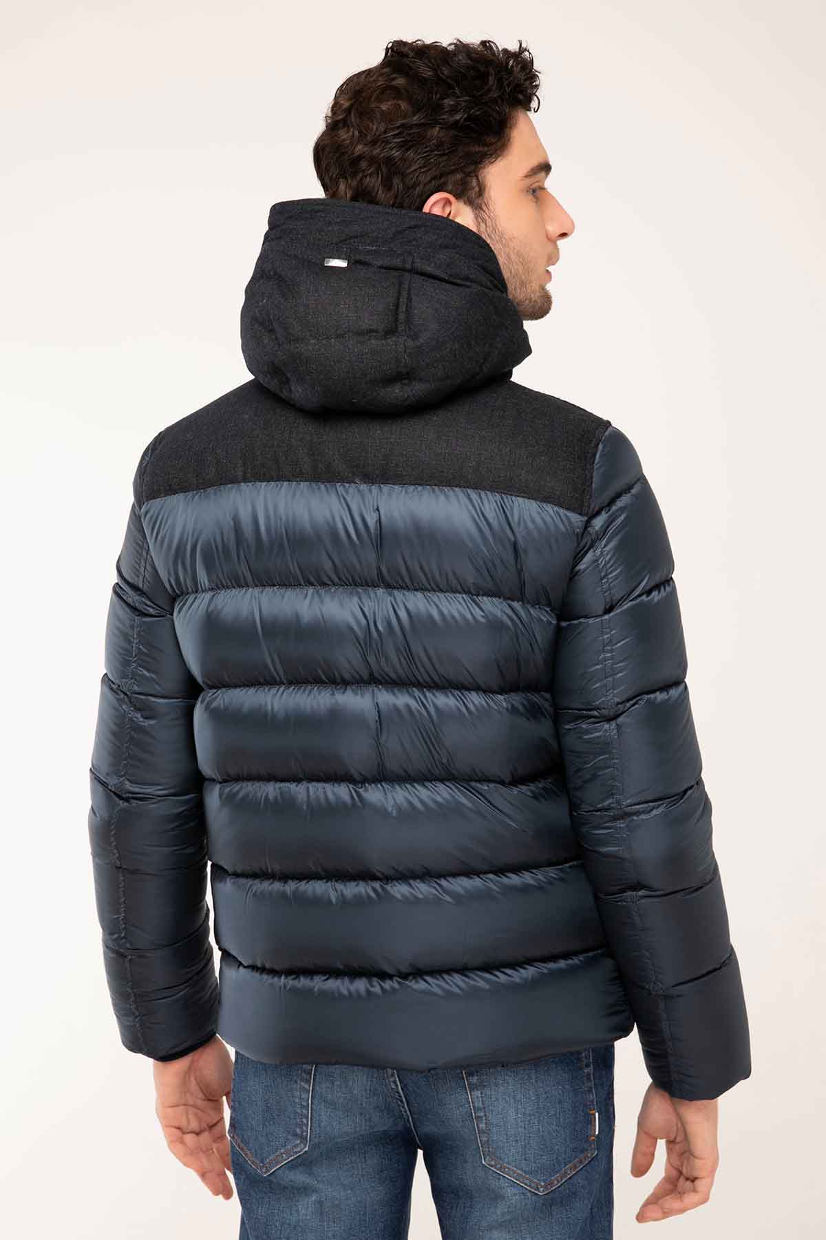 Herno Yün Kombinasyonlu Puffer Mont-Libas Trendy Fashion Store