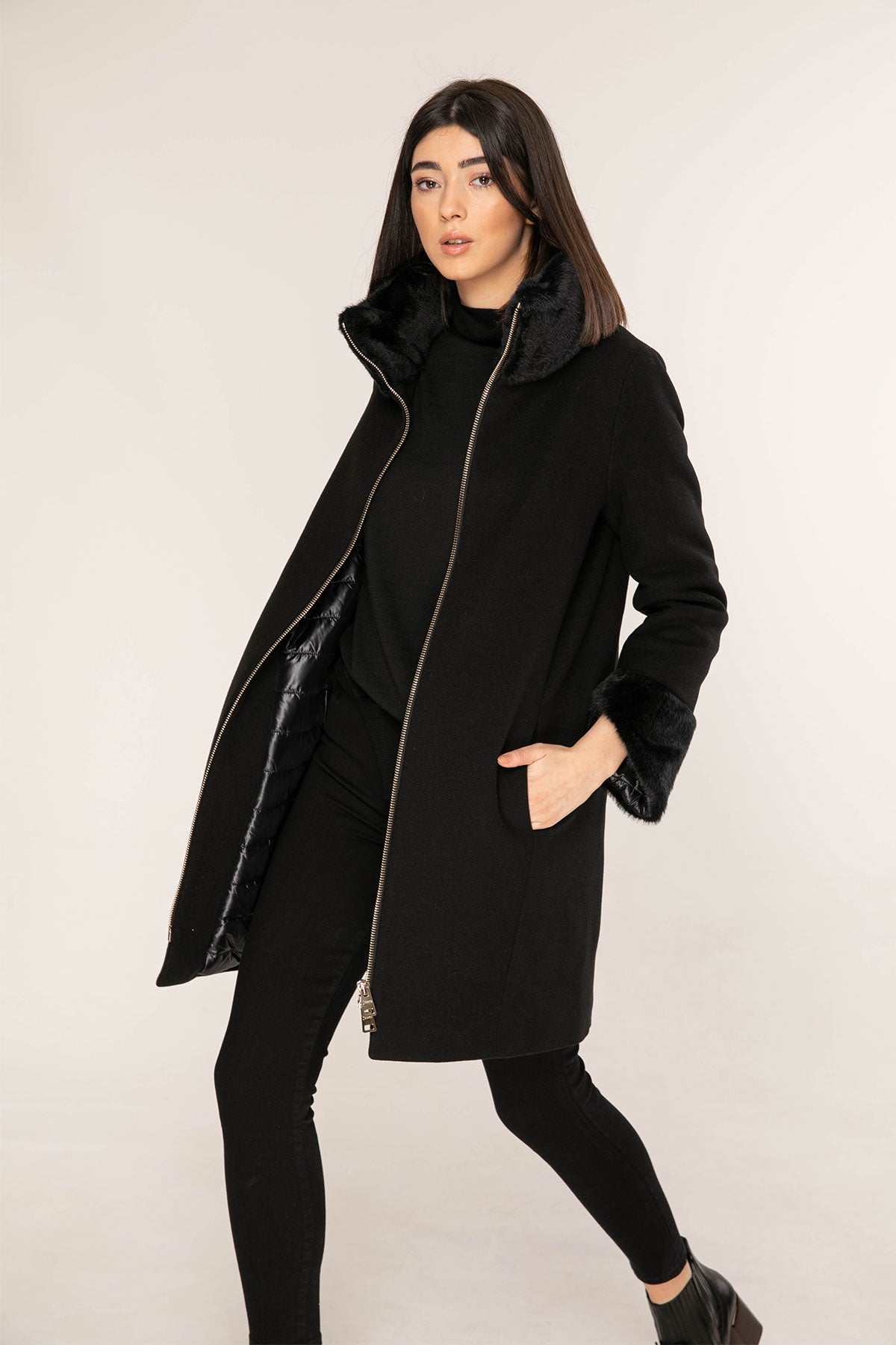 Herno Yün Manto-Libas Trendy Fashion Store