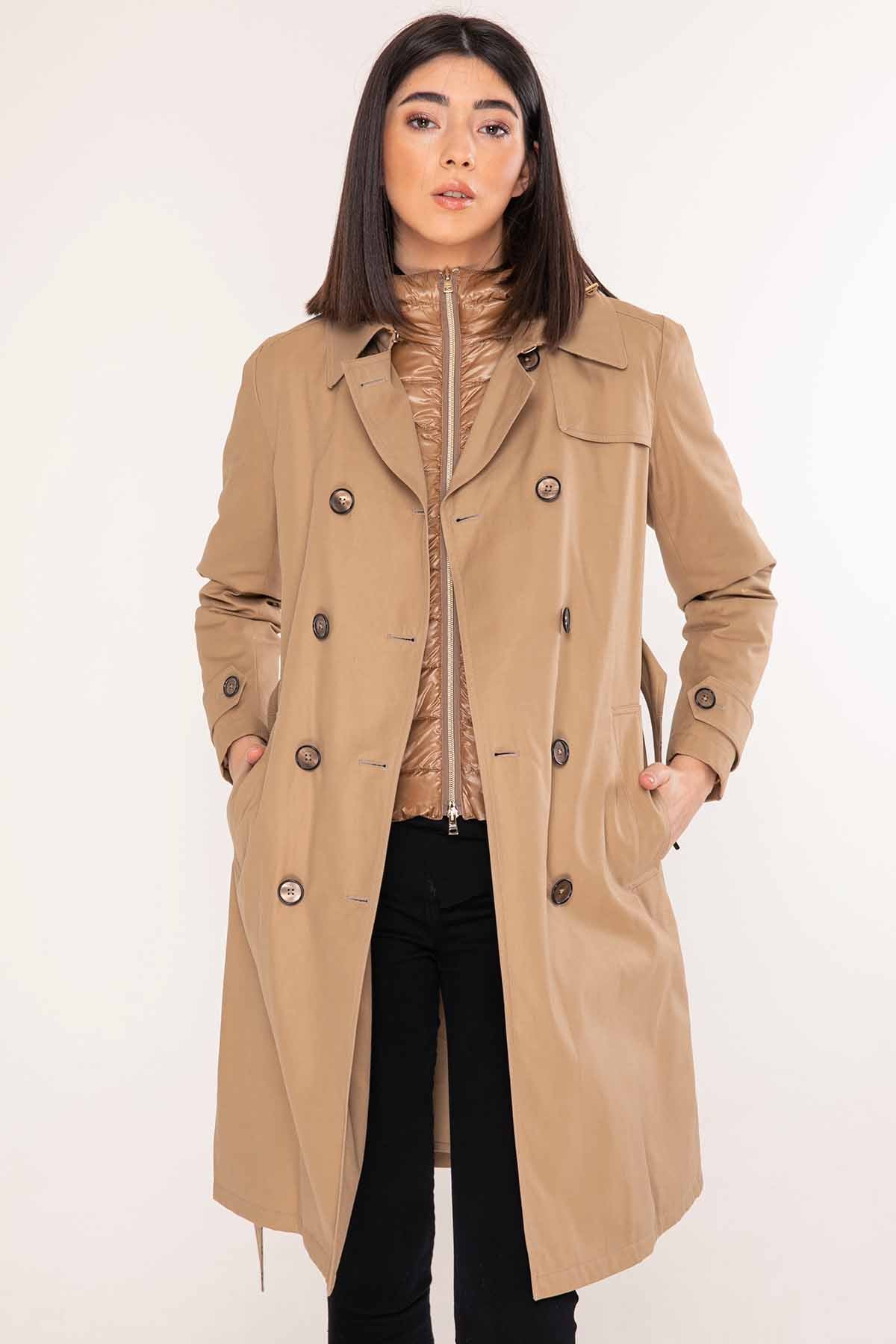 Herno Puffer İçli Trençkot-Libas Trendy Fashion Store