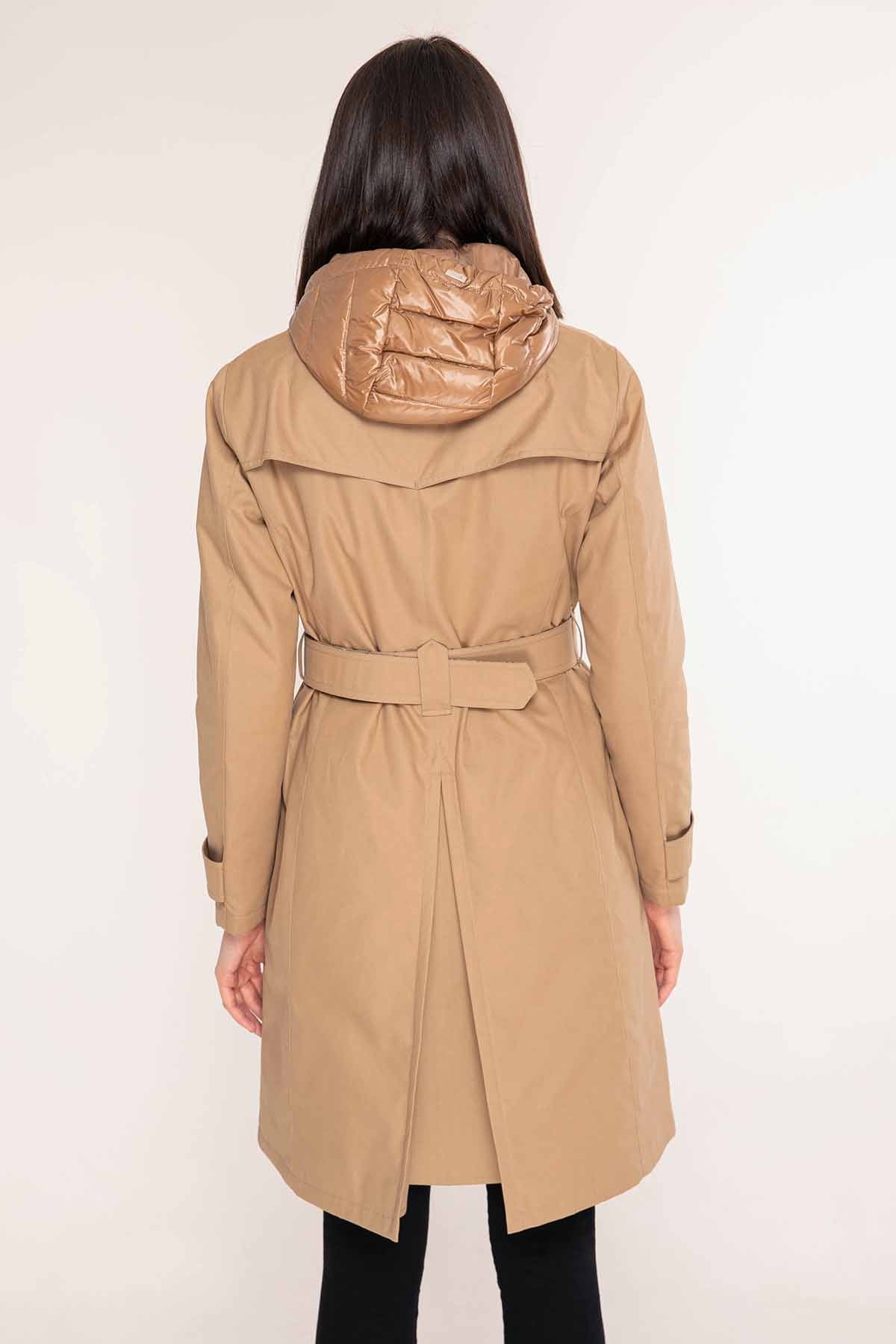 Herno Puffer İçli Trençkot-Libas Trendy Fashion Store