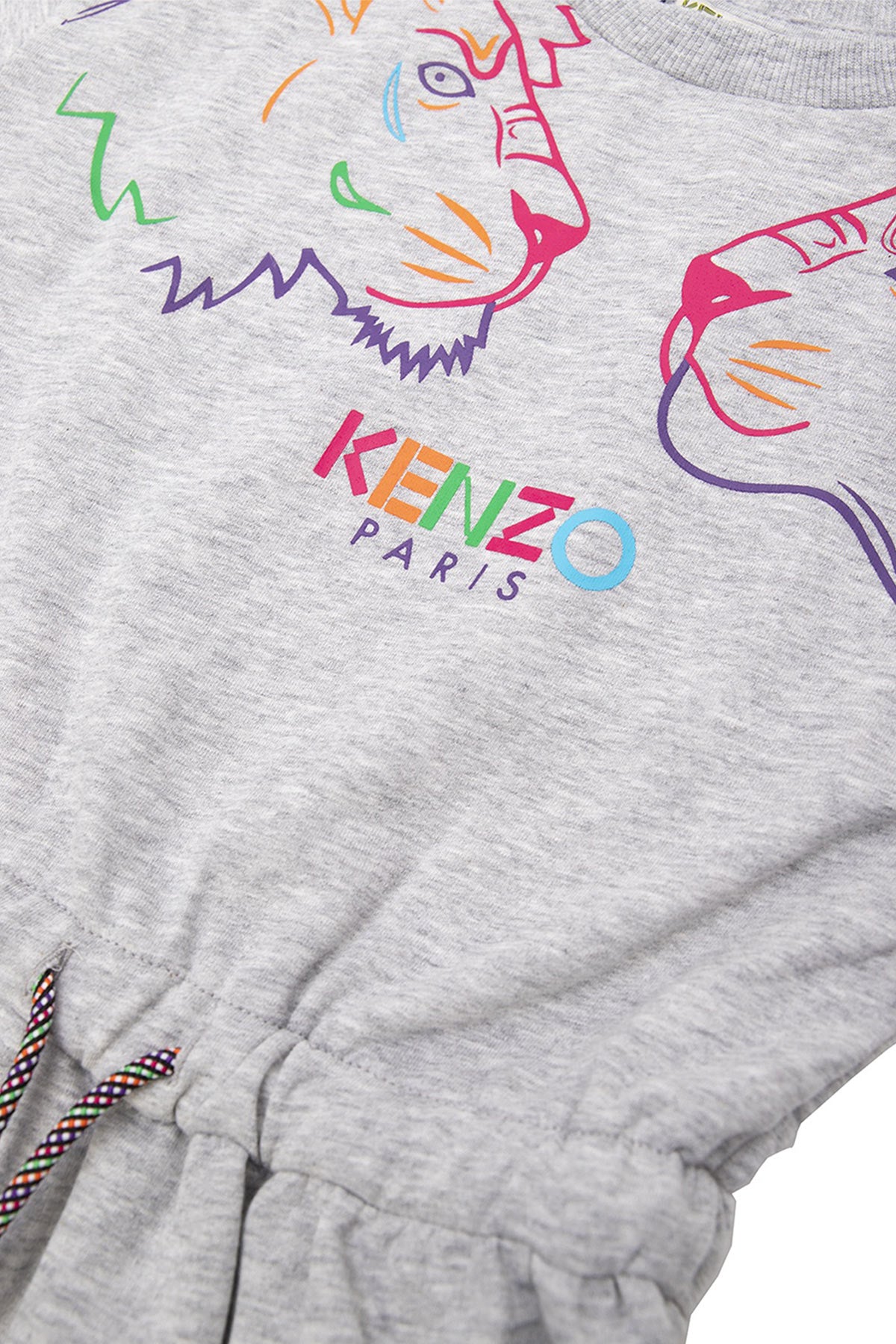 Kenzo 2-4 Yaş Beli Lastikli Kız Elbise-Libas Trendy Fashion Store