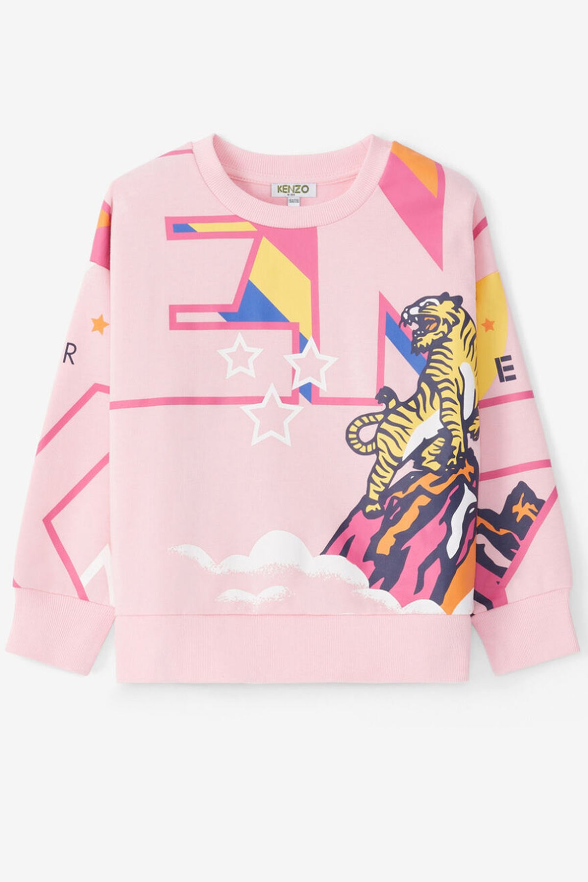 Kenzo 3-4 Yaş Kız Kaplan Logolu Sweatshirt-Libas Trendy Fashion Store