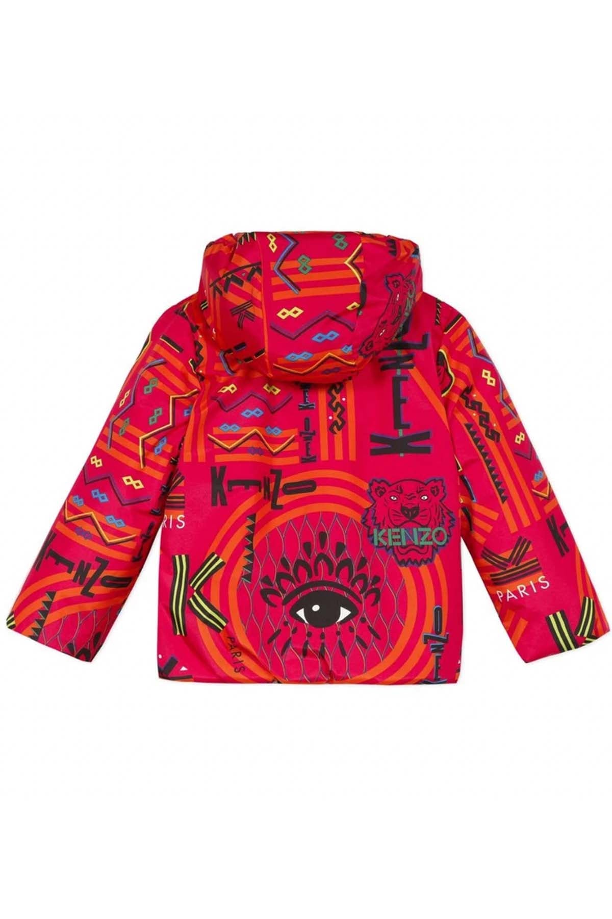 Kenzo 3-5 Yaş Kız Mont-Libas Trendy Fashion Store