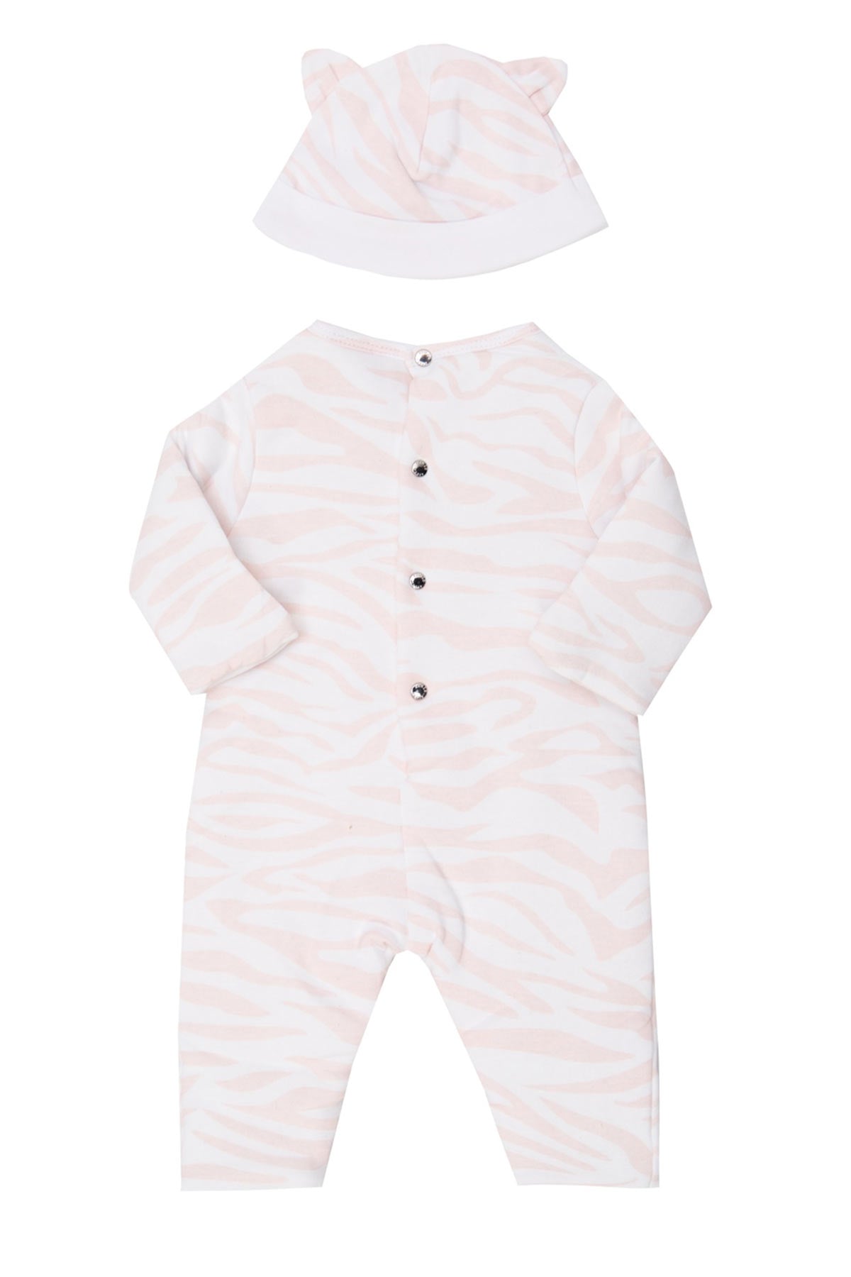 Kenzo 6-12 Ay Kız Kaplan Logolu Bereli Tulum Set-Libas Trendy Fashion Store