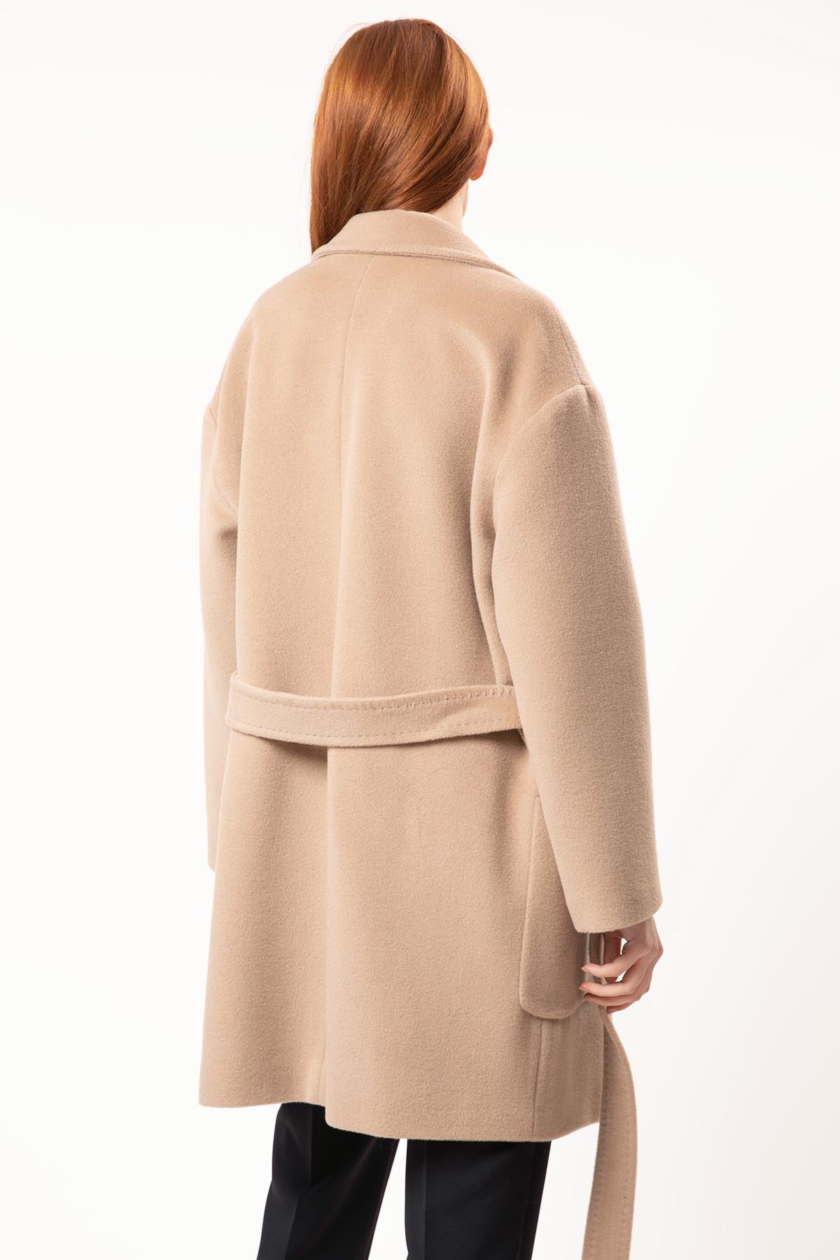 Mapa Kaşmirli Belden Kuşaklı Manto-Libas Trendy Fashion Store