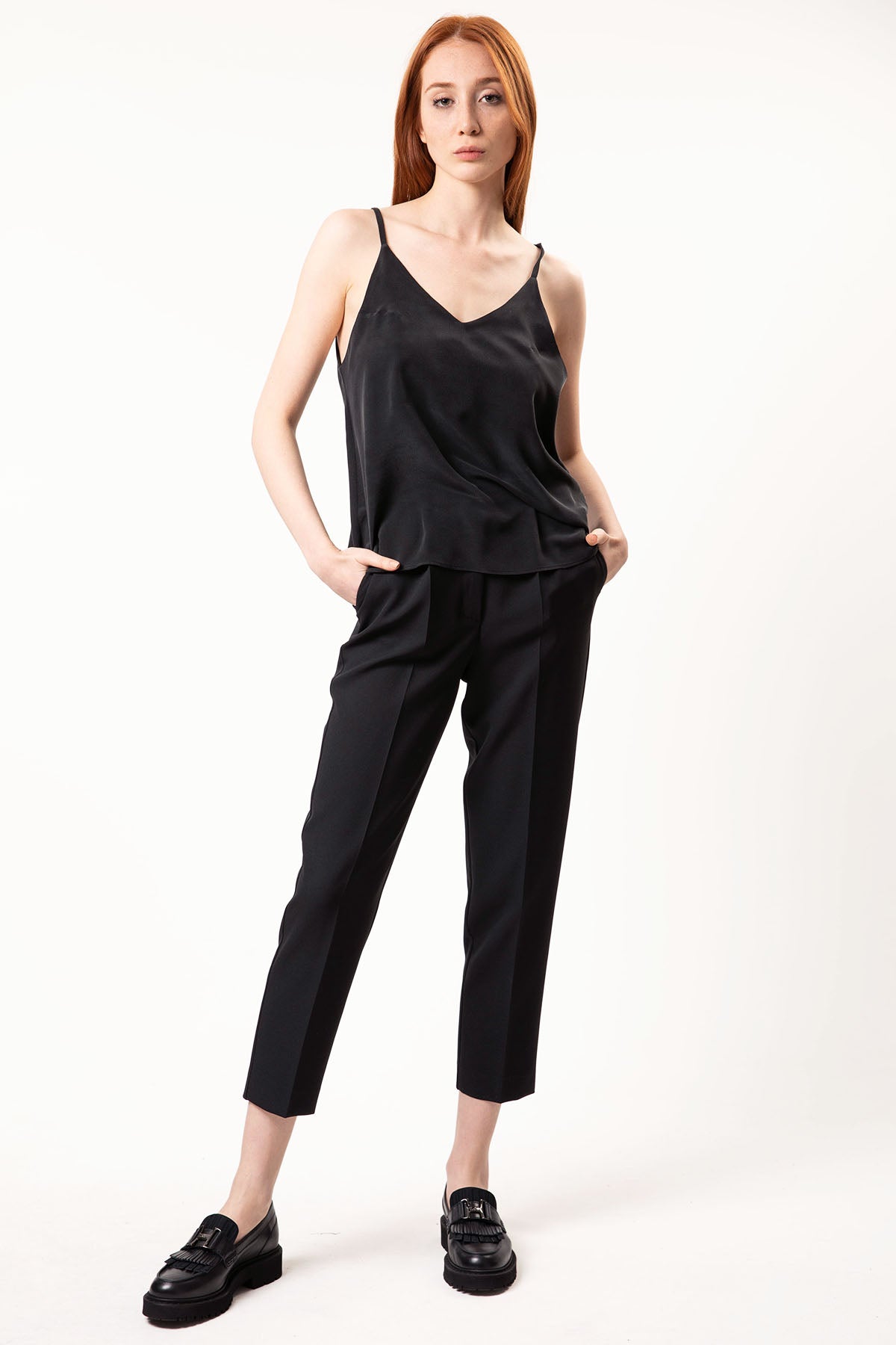 Mapa V Yaka Askılı Bluz-Libas Trendy Fashion Store