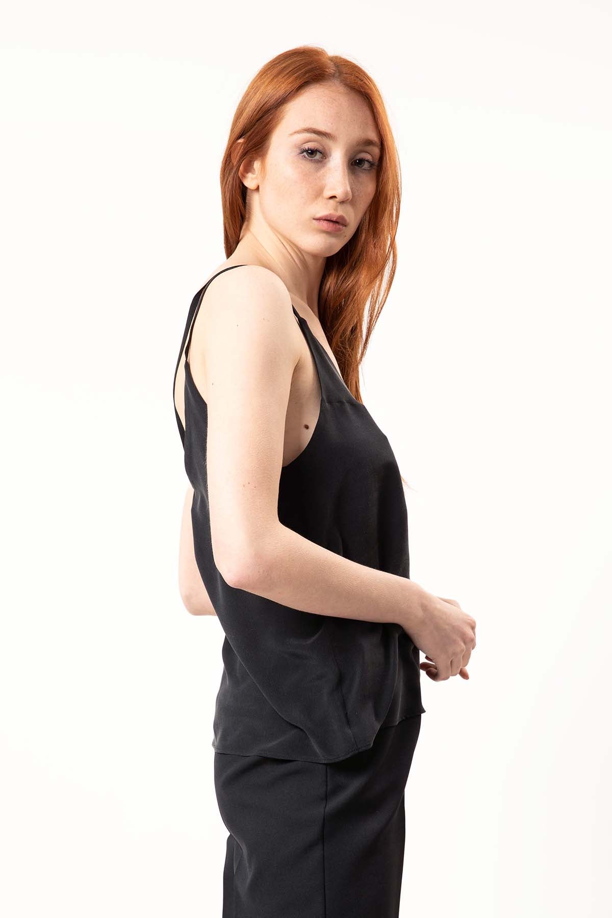 Mapa V Yaka Askılı Bluz-Libas Trendy Fashion Store