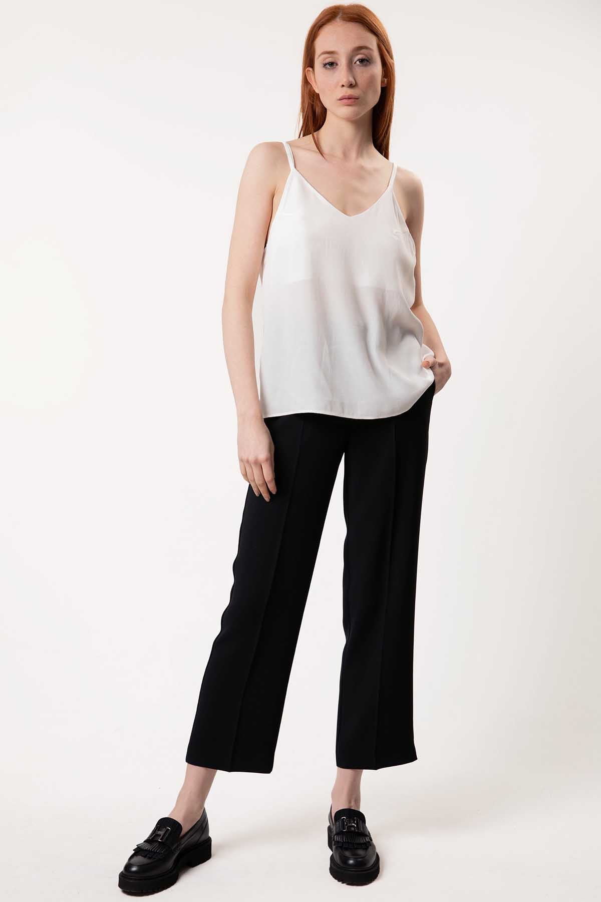 Mapa V Yaka Askılı Bluz-Libas Trendy Fashion Store