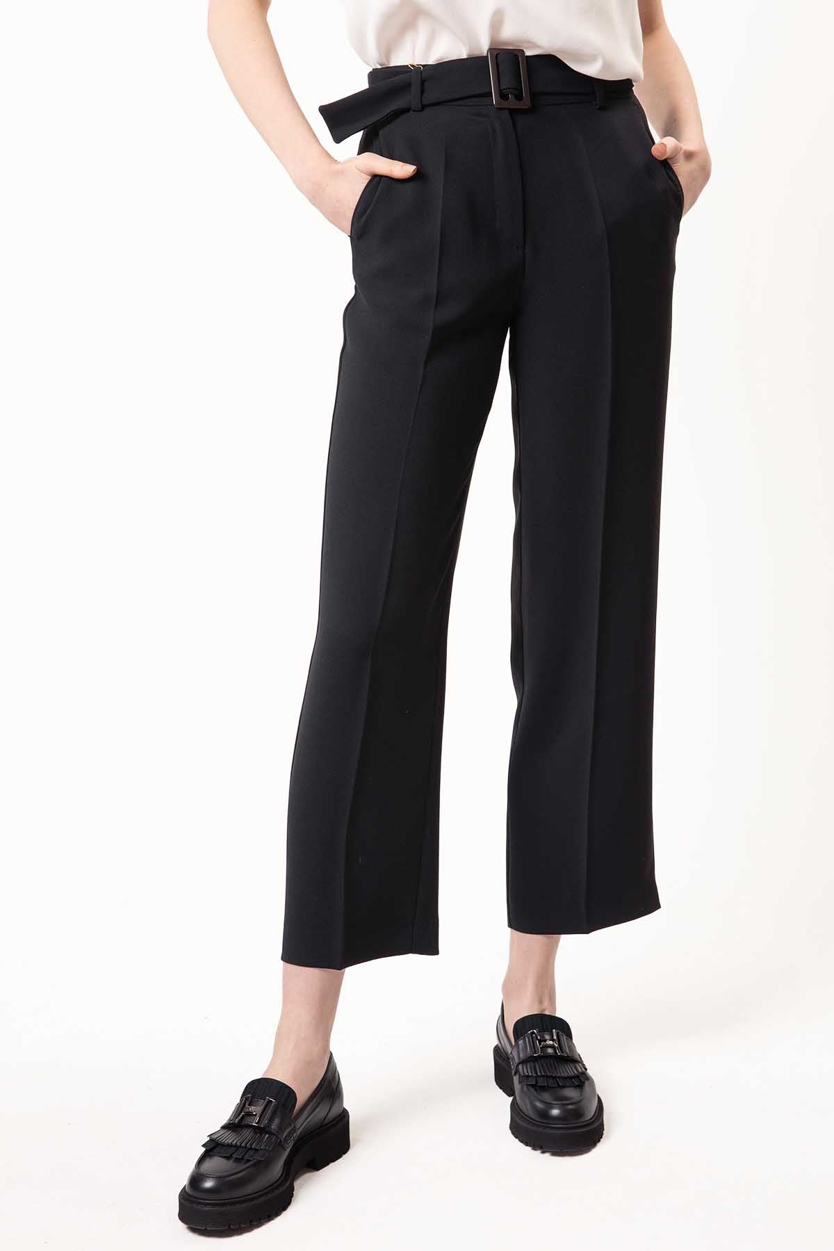 Mapa Kemerli Yüksek Bel Pantolon-Libas Trendy Fashion Store