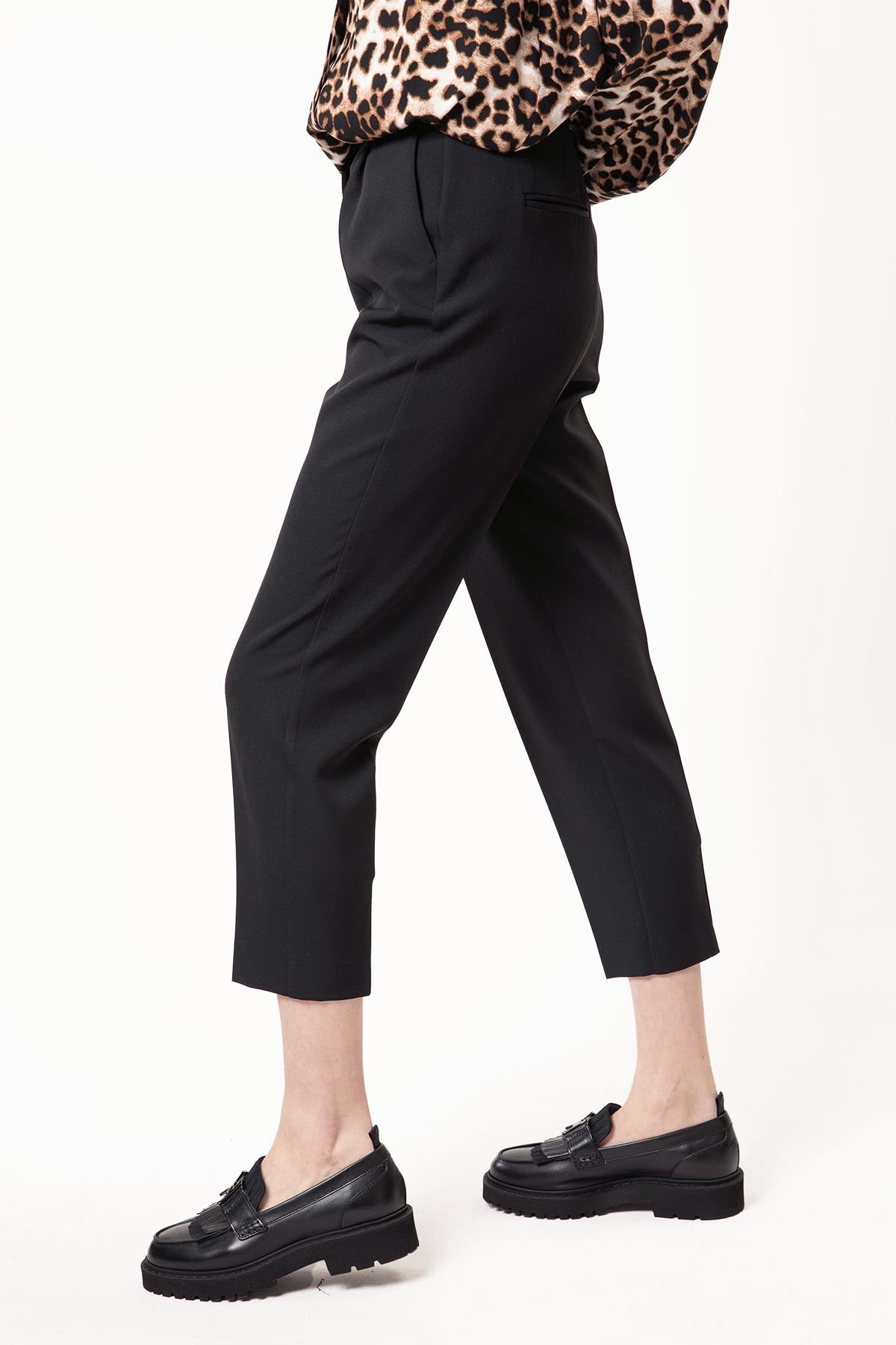 Mapa Tek Pile Yüksek Bel Pantolon-Libas Trendy Fashion Store