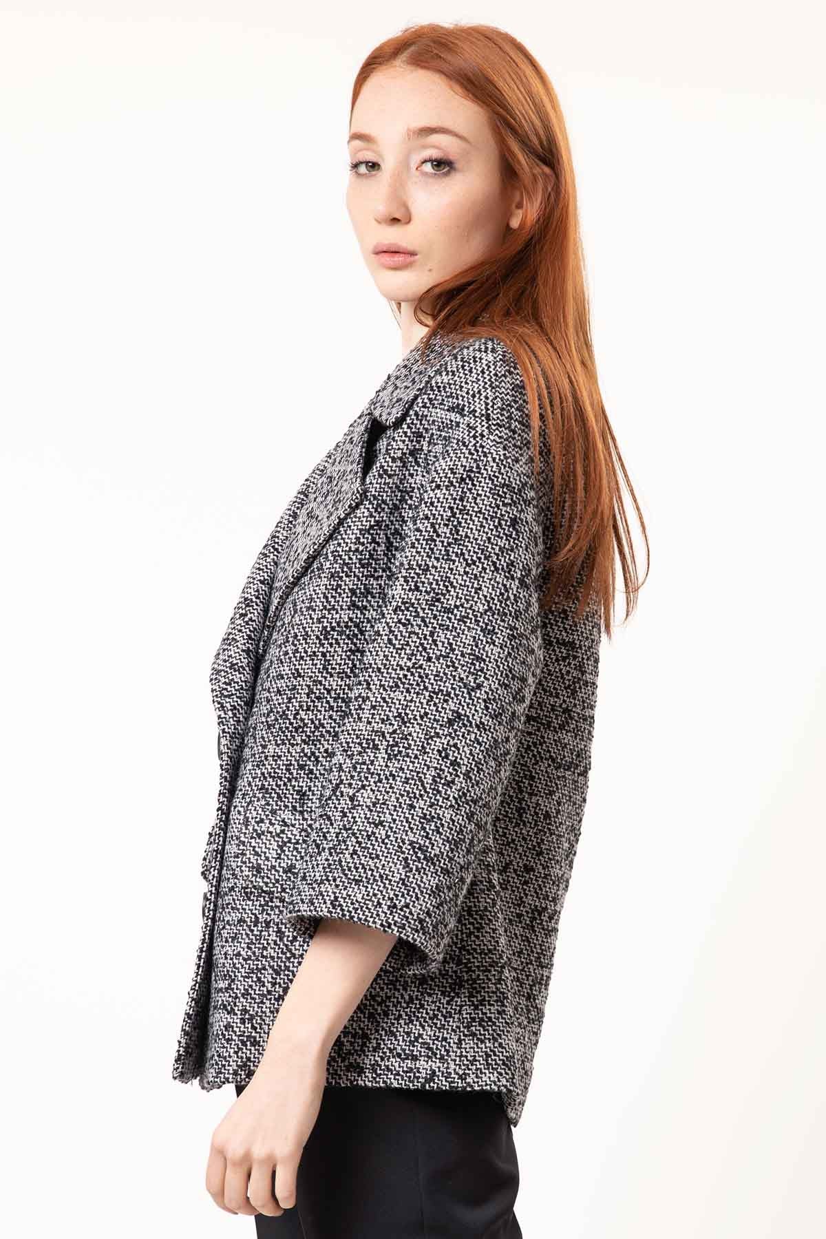 Mapa Kruvaze Geniş Yaka Kaban-Libas Trendy Fashion Store