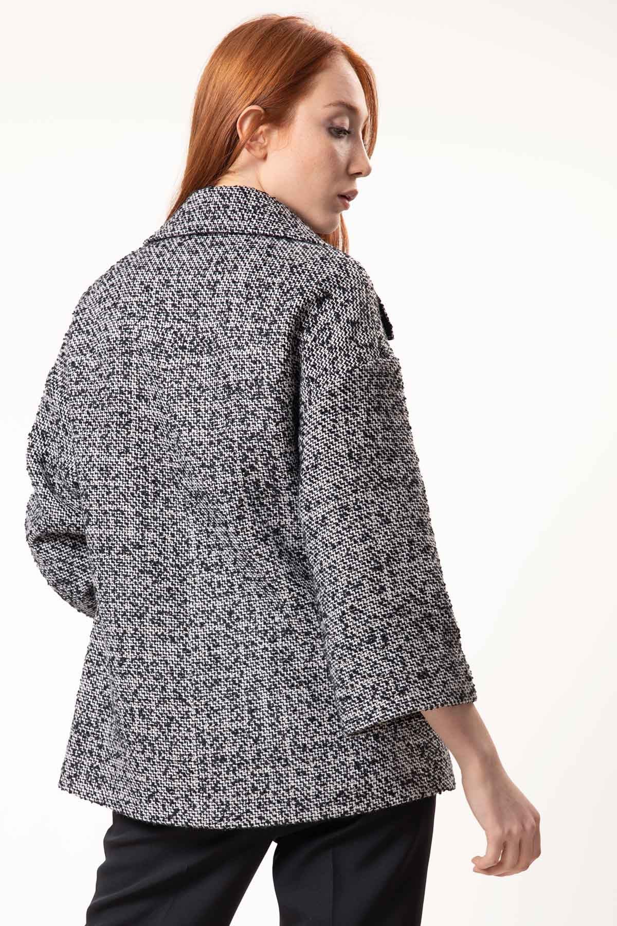 Mapa Kruvaze Geniş Yaka Kaban-Libas Trendy Fashion Store