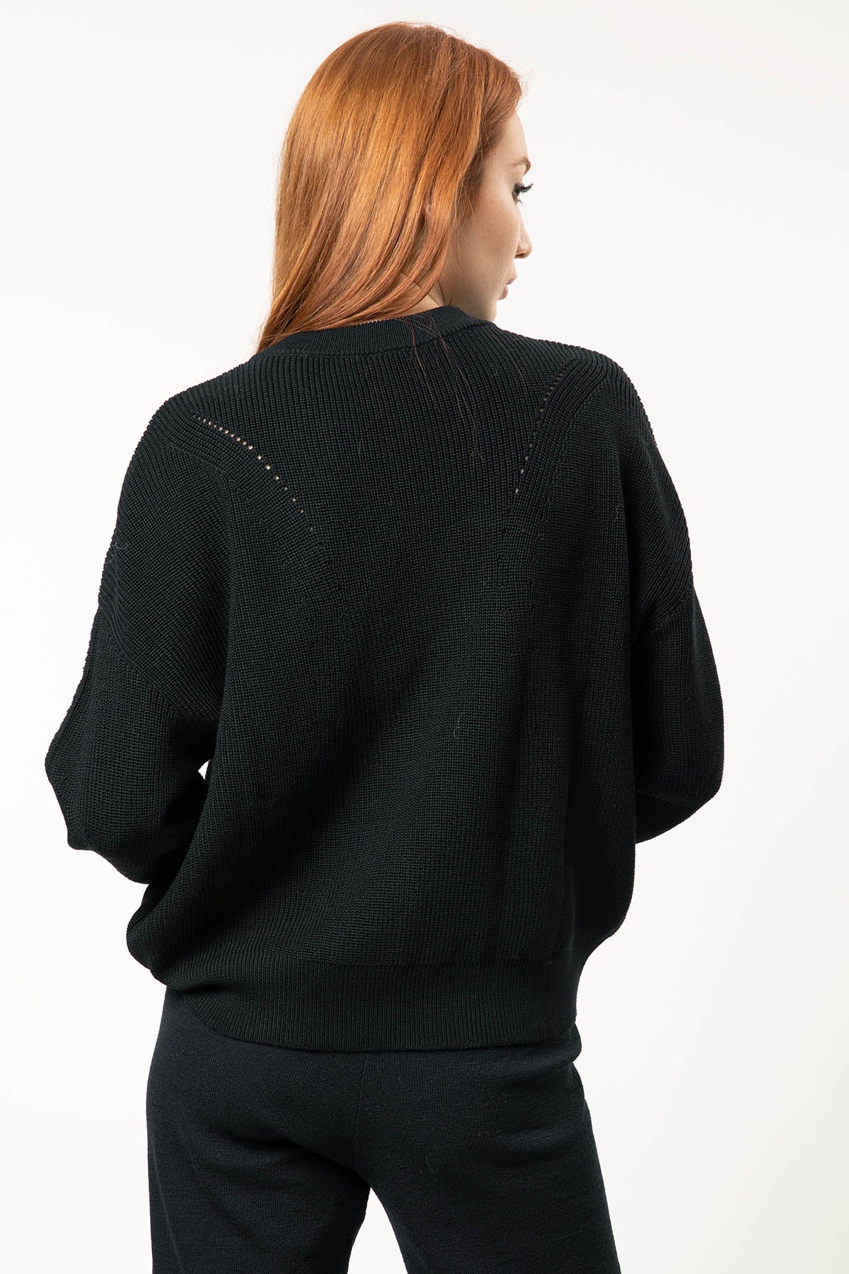 Crea Concept Yaka Detaylı Yün Triko-Libas Trendy Fashion Store