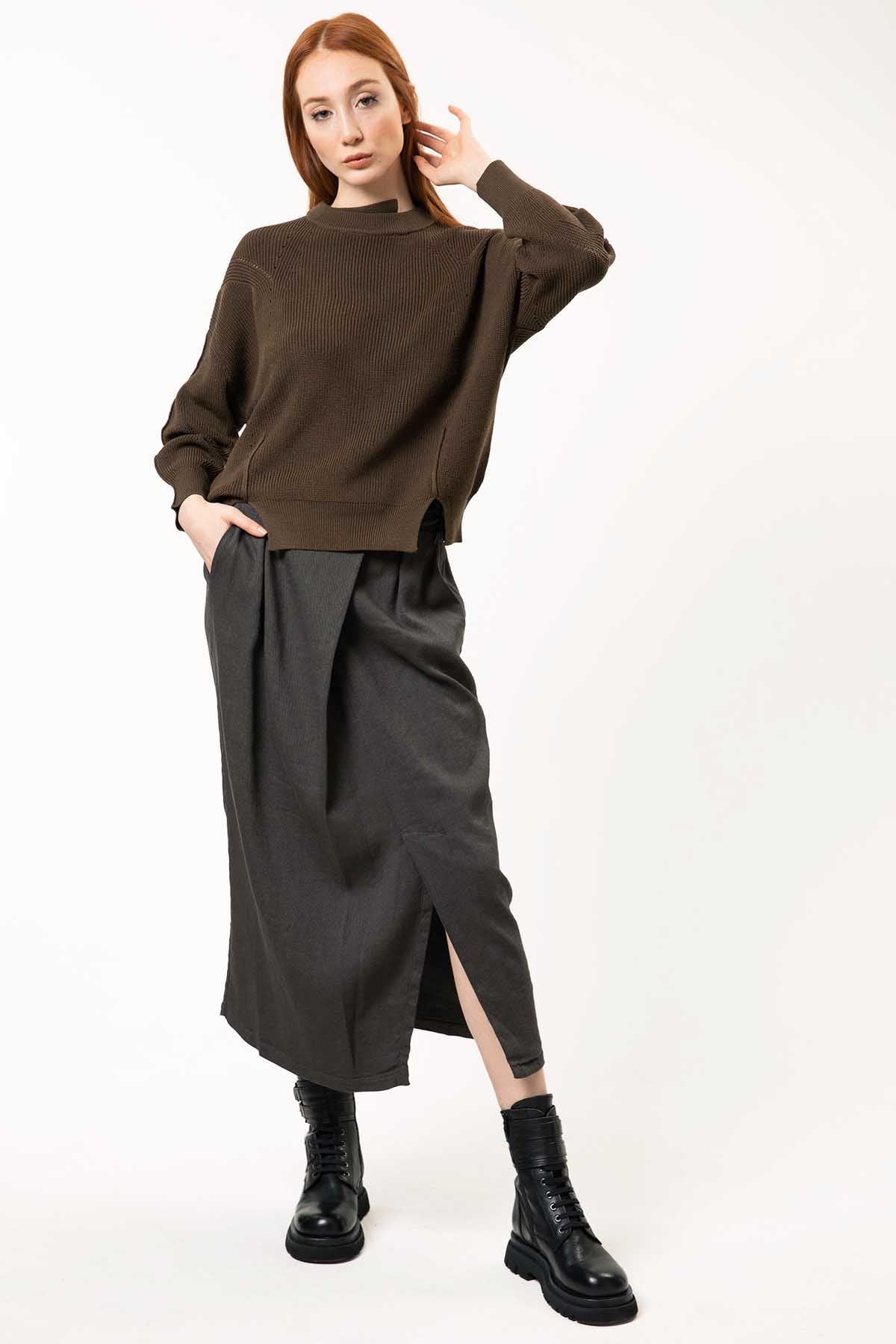 Crea Concept Düşük Omuz Triko-Libas Trendy Fashion Store