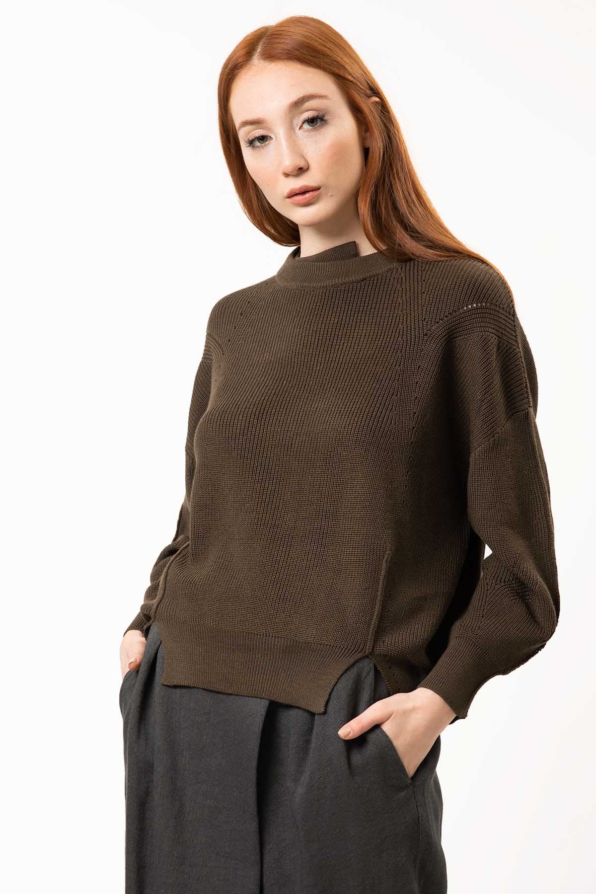 Crea Concept Düşük Omuz Triko-Libas Trendy Fashion Store