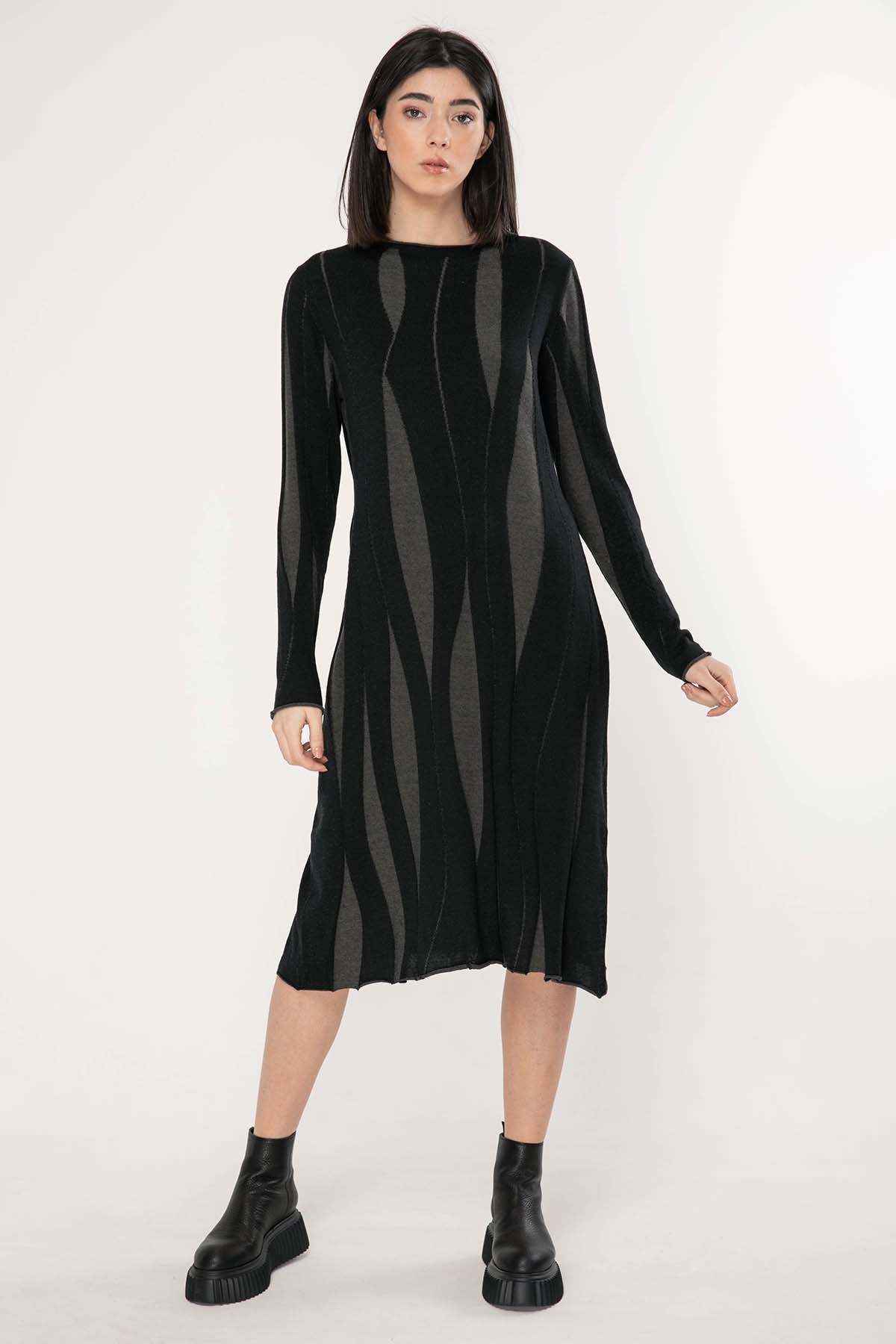 Crea Concept Triko Midi Elbise-Libas Trendy Fashion Store