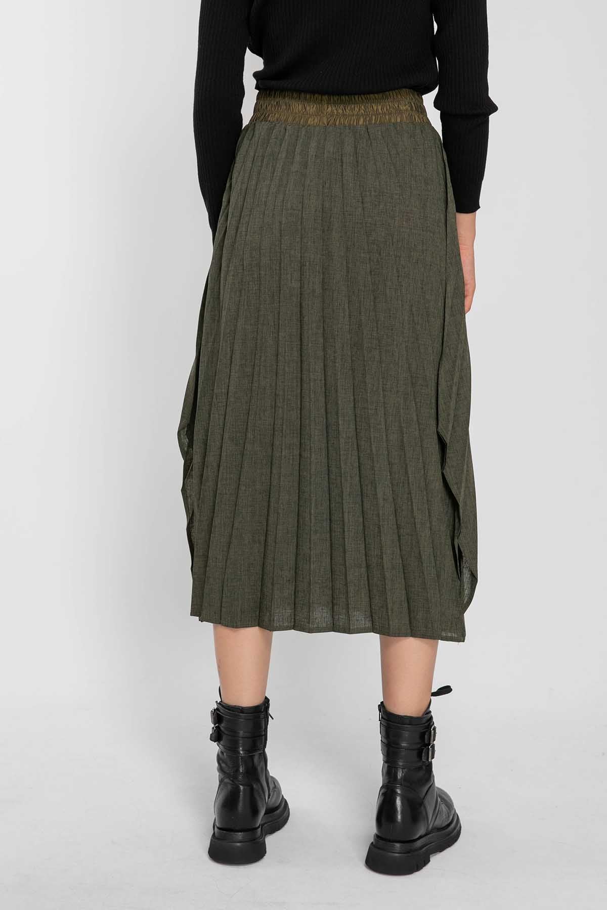 Crea Concept Pileli Midi Etek-Libas Trendy Fashion Store