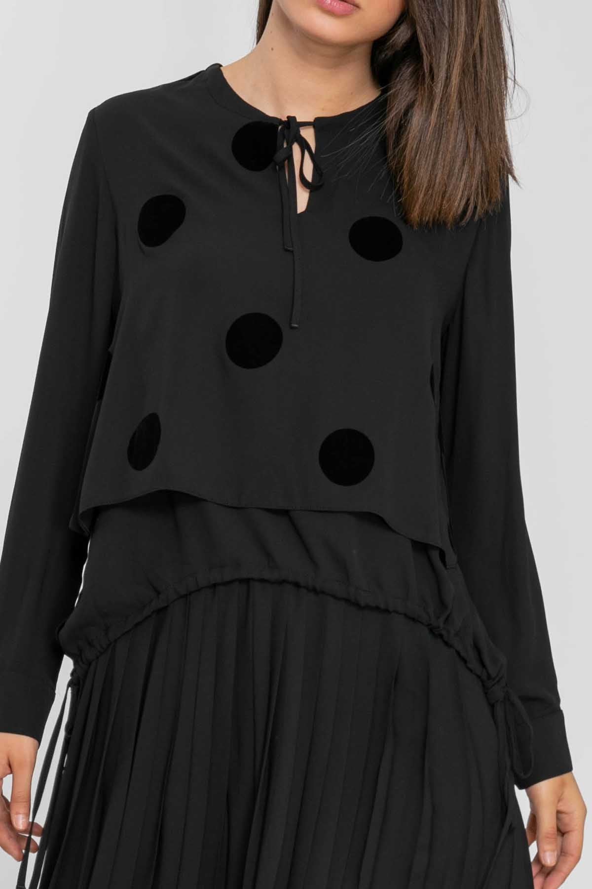 Crea Concept Büyük Puantiyeli Bluz-Libas Trendy Fashion Store