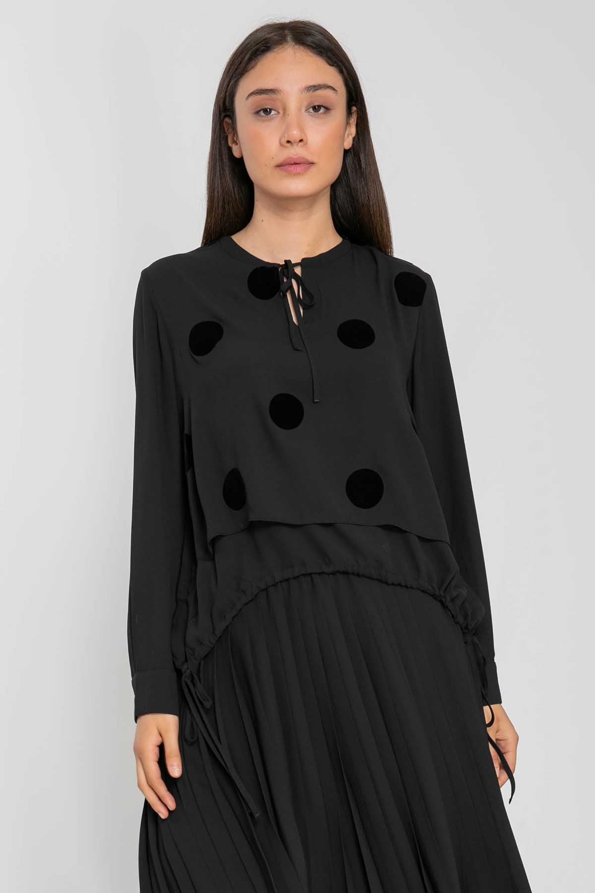 Crea Concept Büyük Puantiyeli Bluz-Libas Trendy Fashion Store