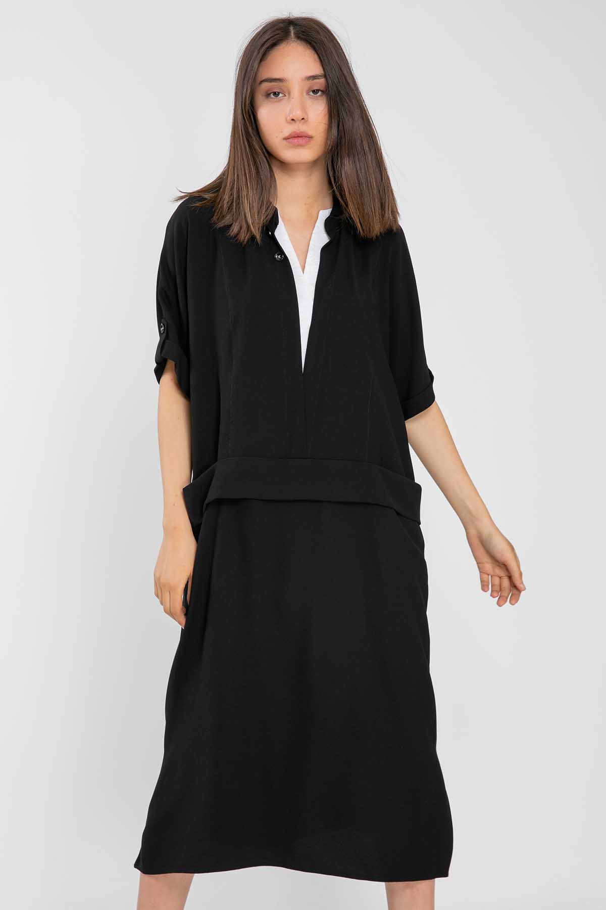 Crea Concept Klasik Yaka Elbise-Libas Trendy Fashion Store