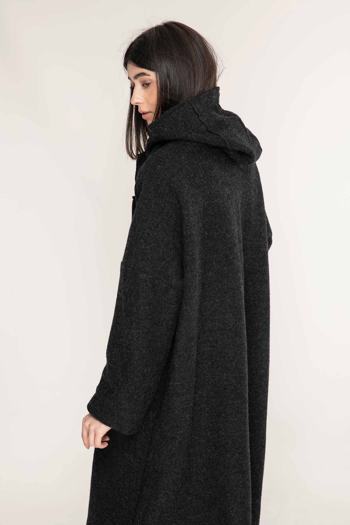 Crea Concept Yün Oversize Kaban-Libas Trendy Fashion Store