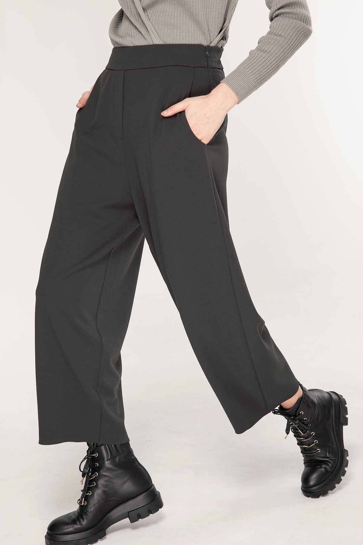 Crea Concept Crop Geniş Paça Pantolon-Libas Trendy Fashion Store