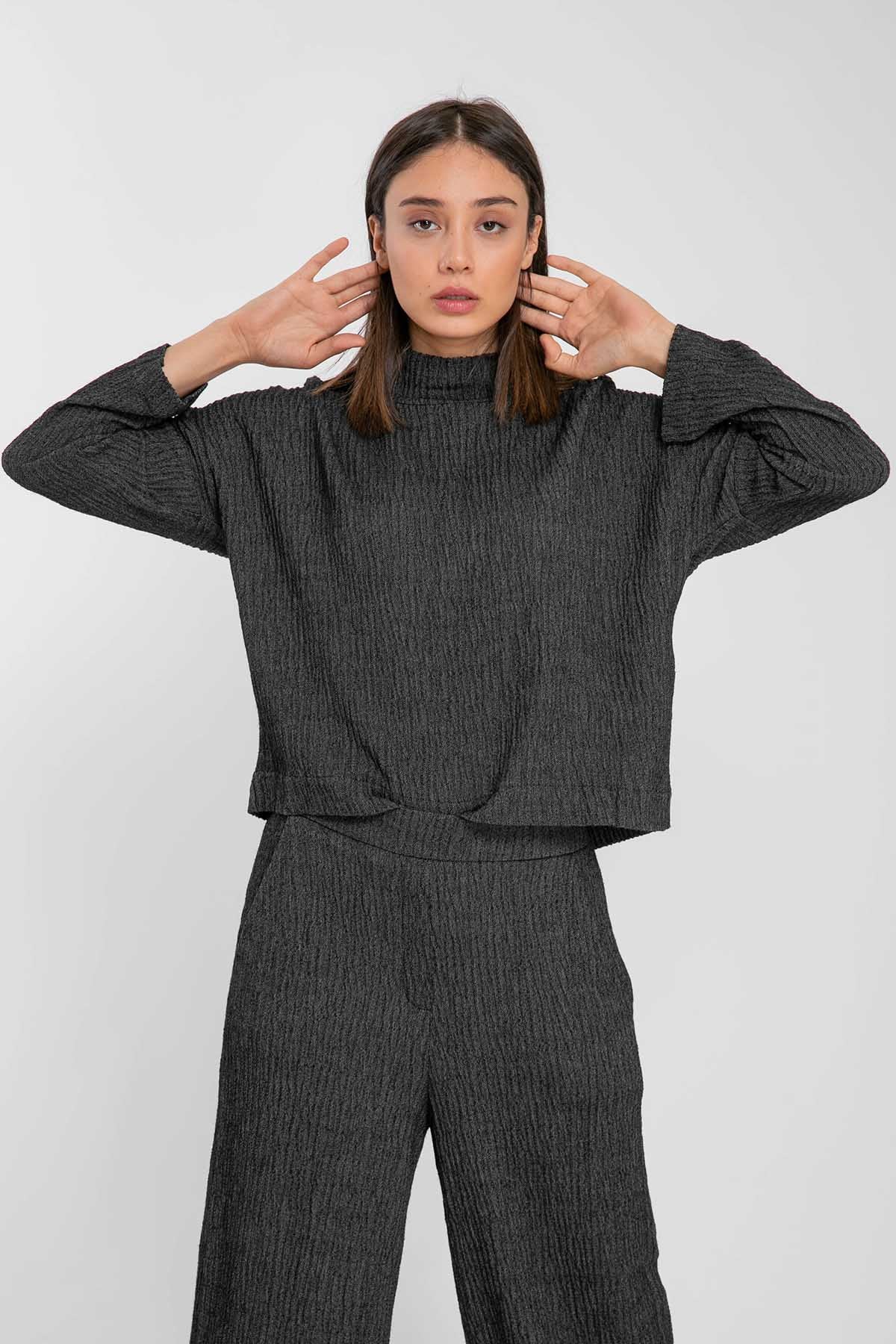 Crea Concept Yarım Balıkçı Yaka Triko-Libas Trendy Fashion Store