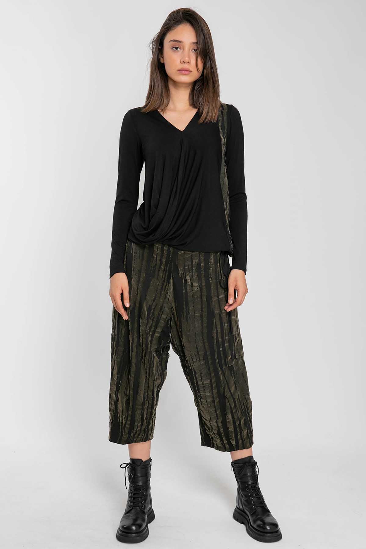 Crea Concept Ağı Düşük Crop Paça Pantolon-Libas Trendy Fashion Store