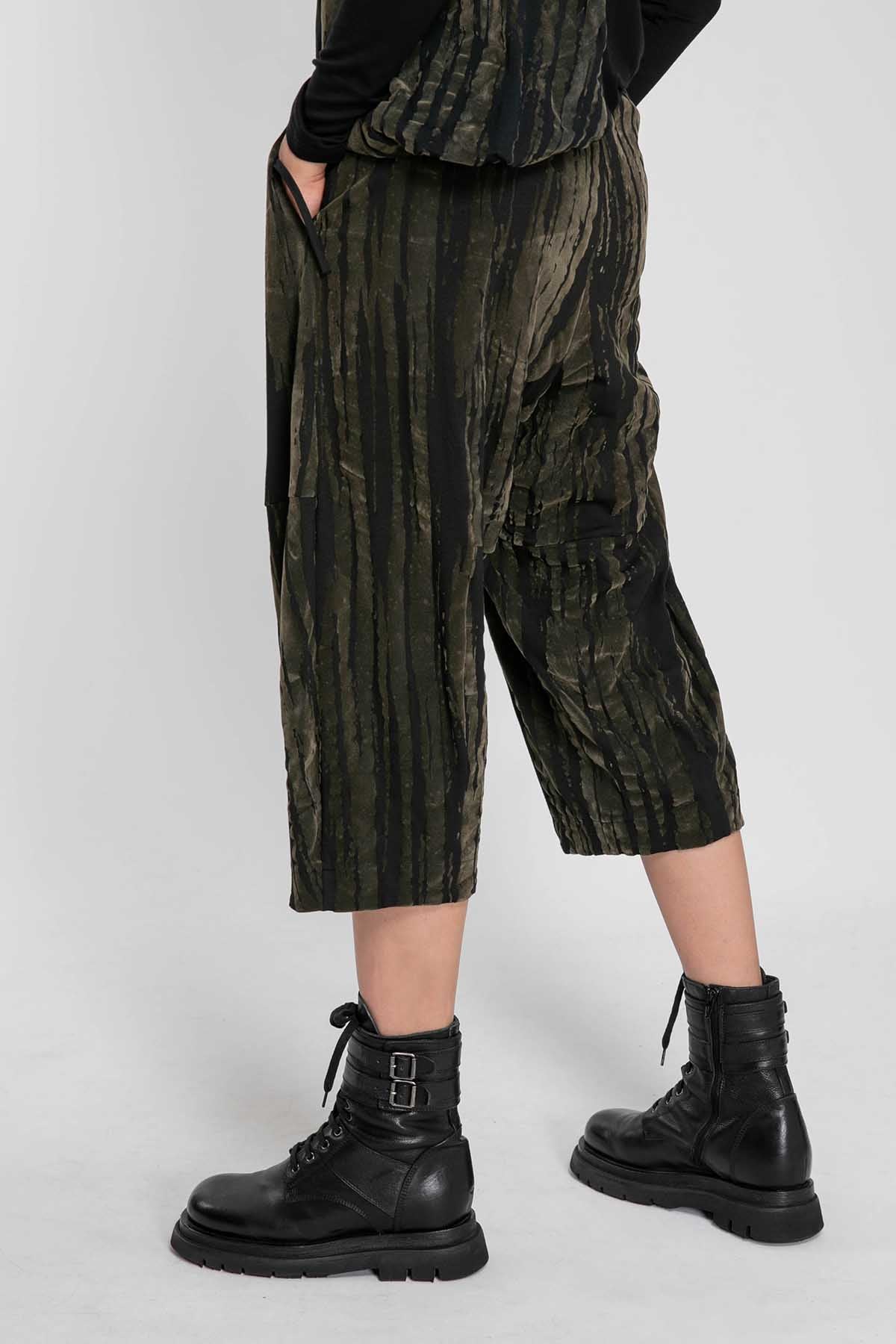 Crea Concept Ağı Düşük Crop Paça Pantolon-Libas Trendy Fashion Store